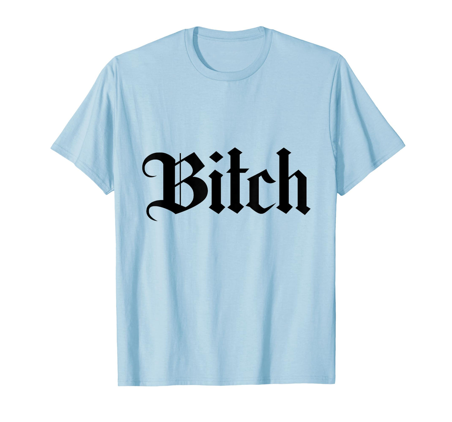 Offensive Vulgar Aesthetic BITCH Edgy Pink E-girl E-boy T-Shirt