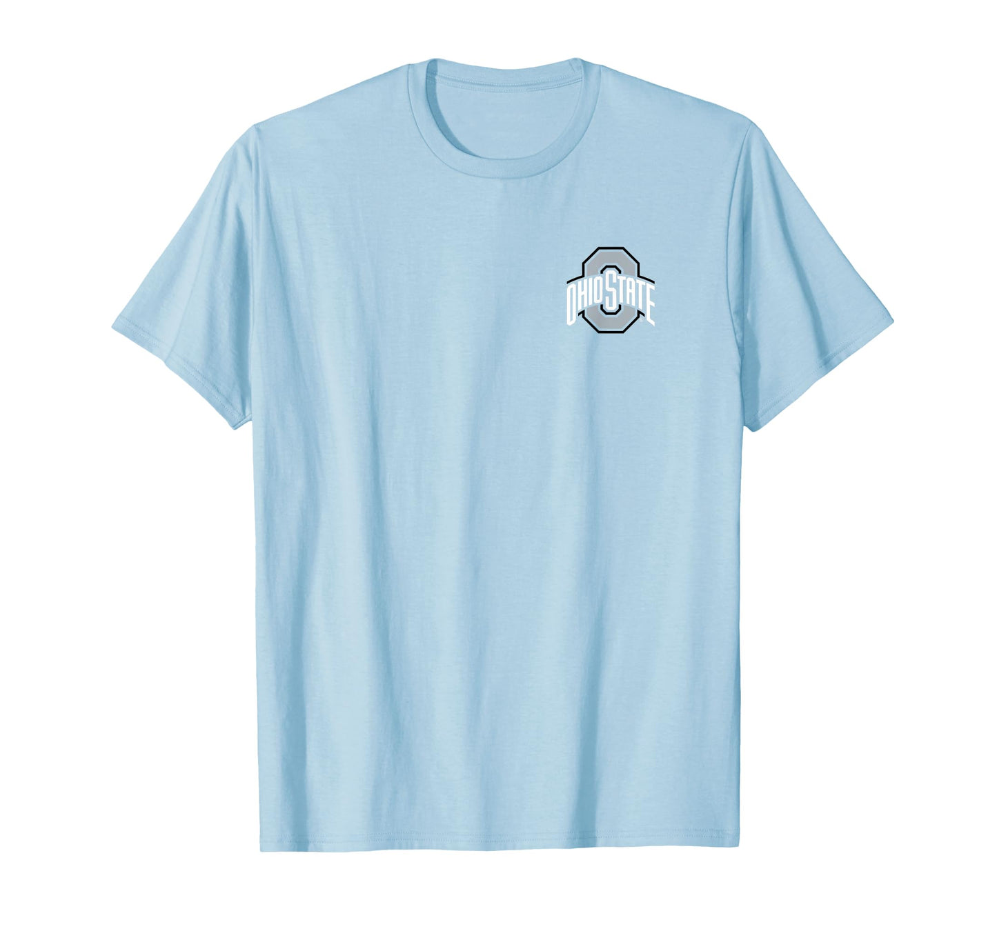 Ohio State Buckeyes Front/Back Brutus Red T-Shirt