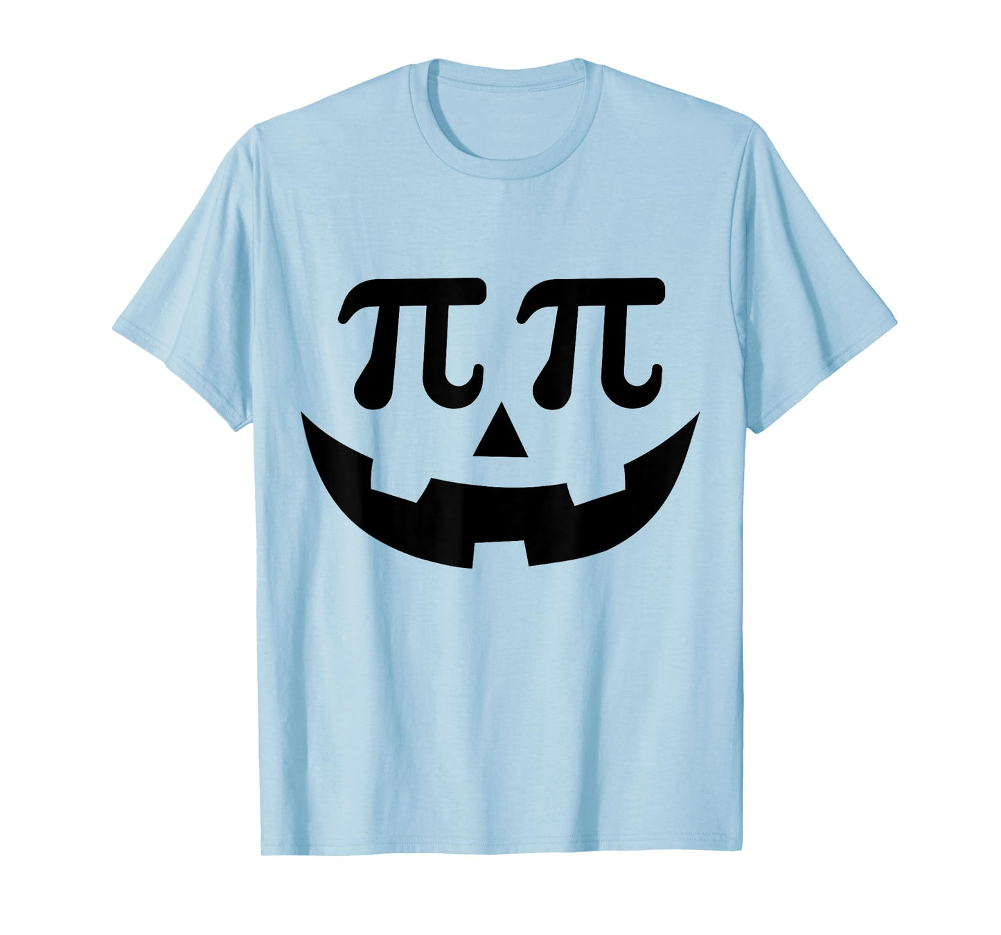 Funny pumpkin pie pi face for math halloween costume T-Shirt