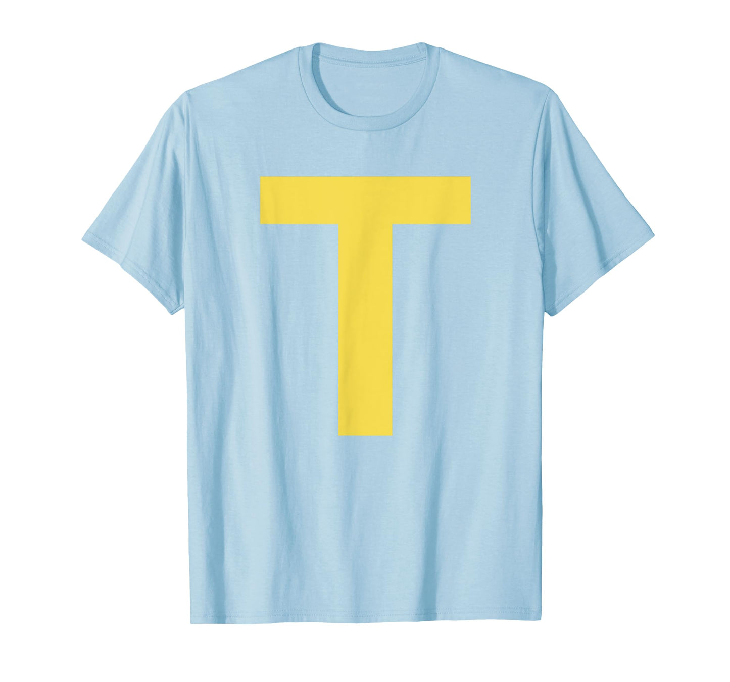 Letter T Funny Chipmunk Group Matching Halloween Costume T-Shirt