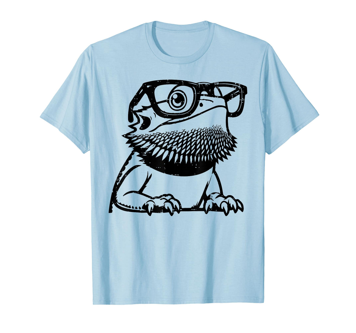 Bearded Dragon Eyeglasses Cute Beardie Nerd Men Women Kids T-Shirt
