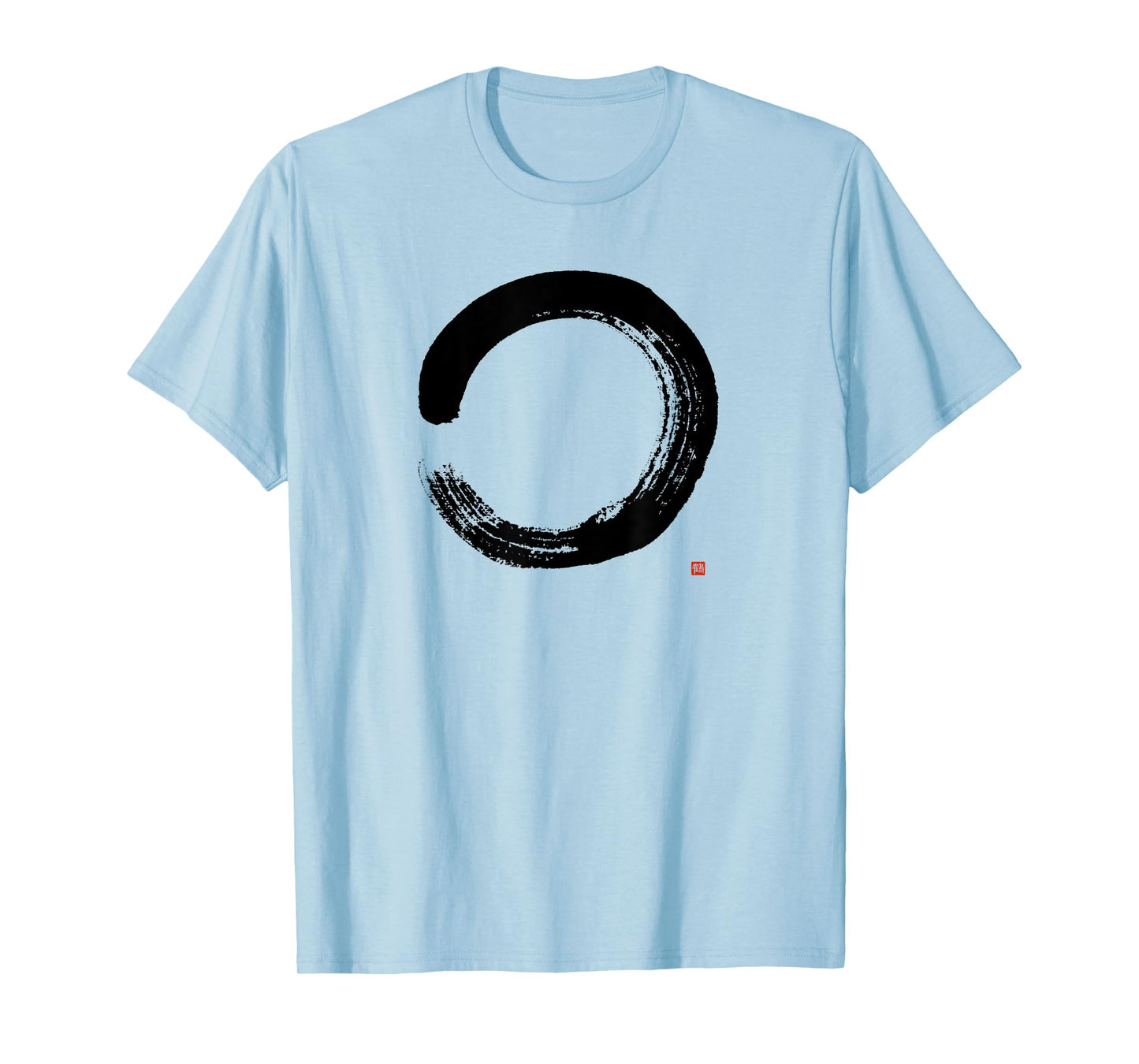 Zen Enso Circle Hand-brushed Japanese Zen Enso Calligraphy T-Shirt