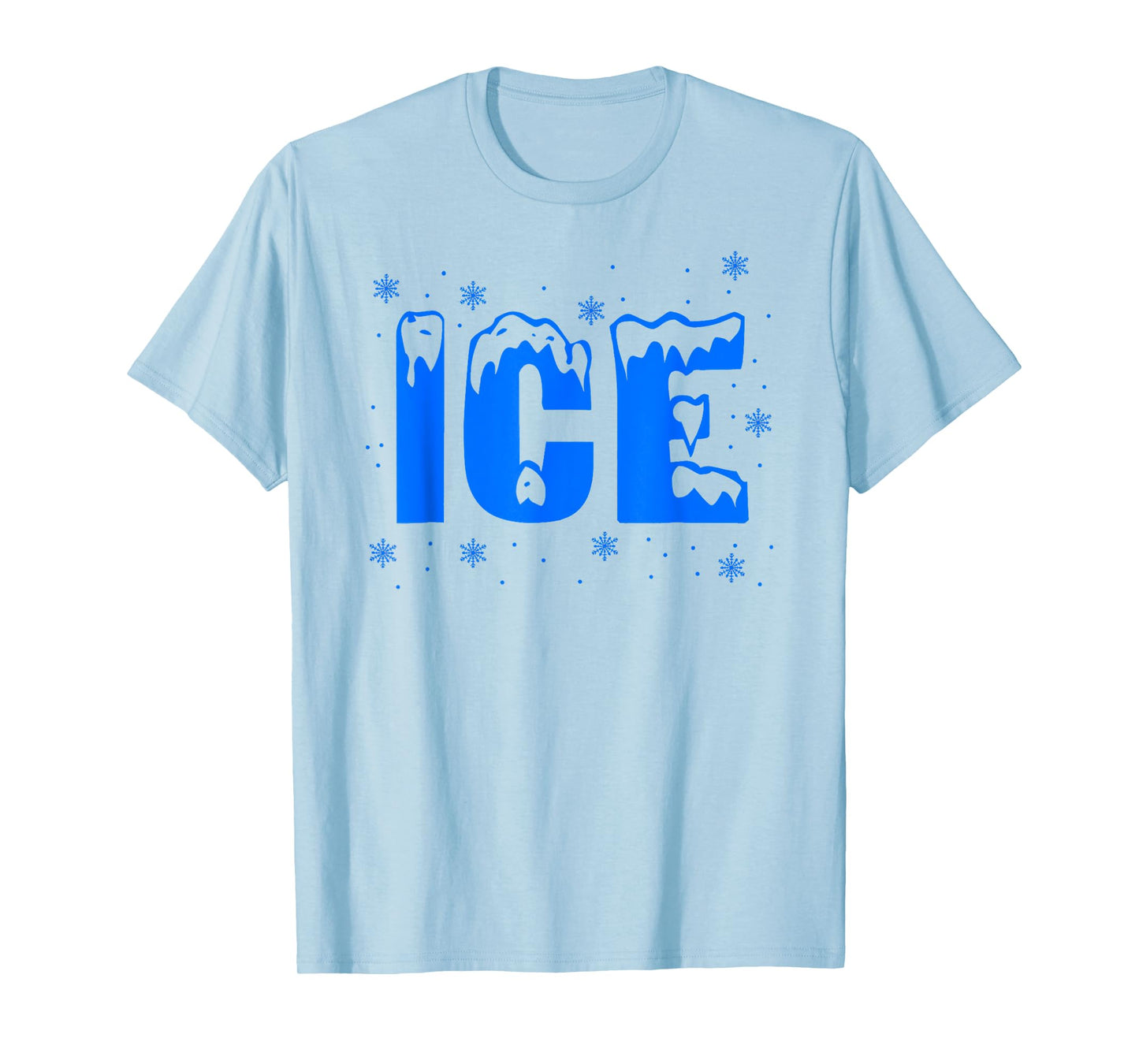 Frozen Ice Bag Funny Halloween Costume Ice Ice And Baby T-Shirt