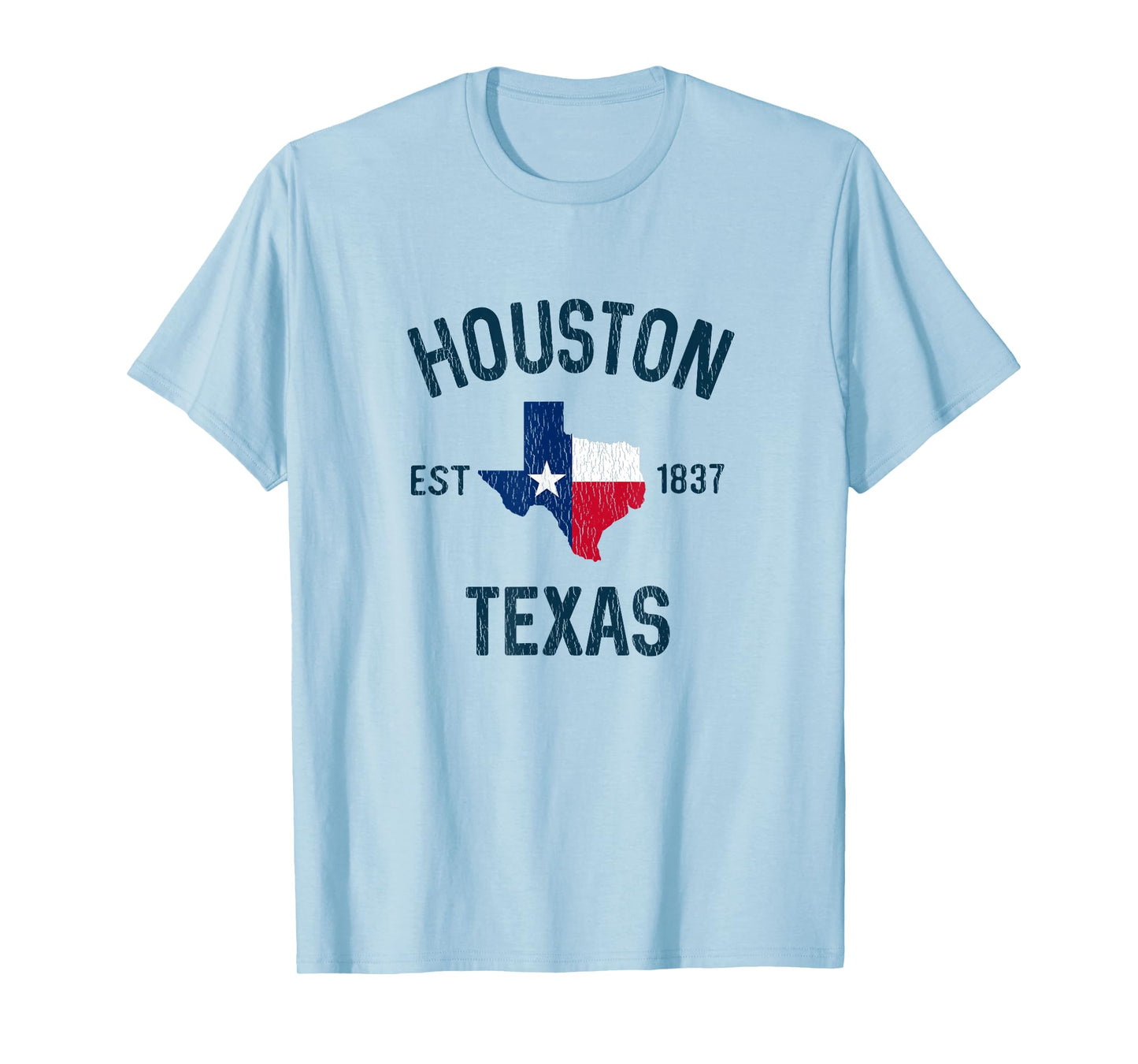 Houston Texas Gifts Souvenirs Men Women Kid Est 1837 Houston T-Shirt