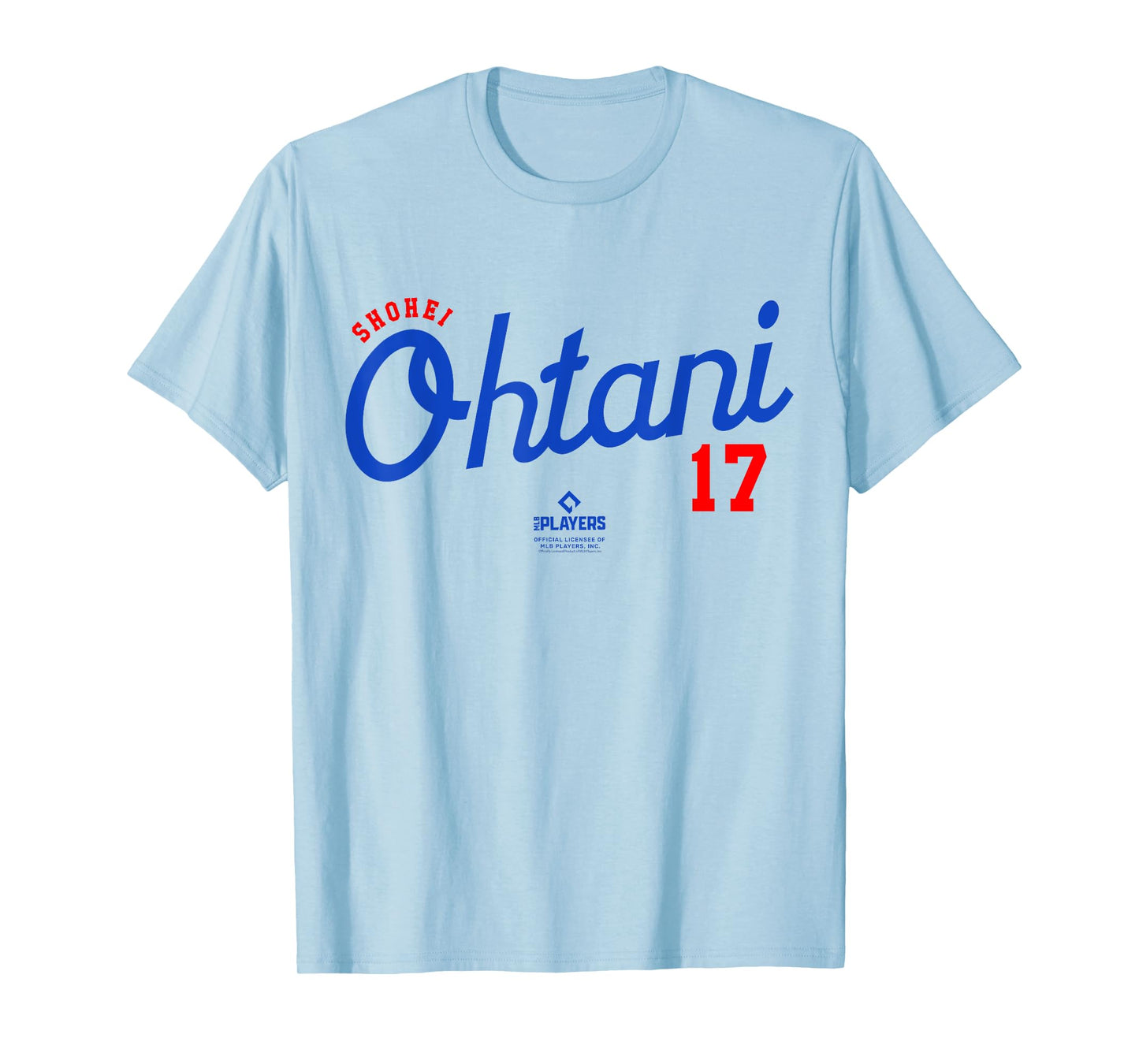 Shohei Ohtani #17 Blue And Red LA Vintage MLB Players T-Shirt