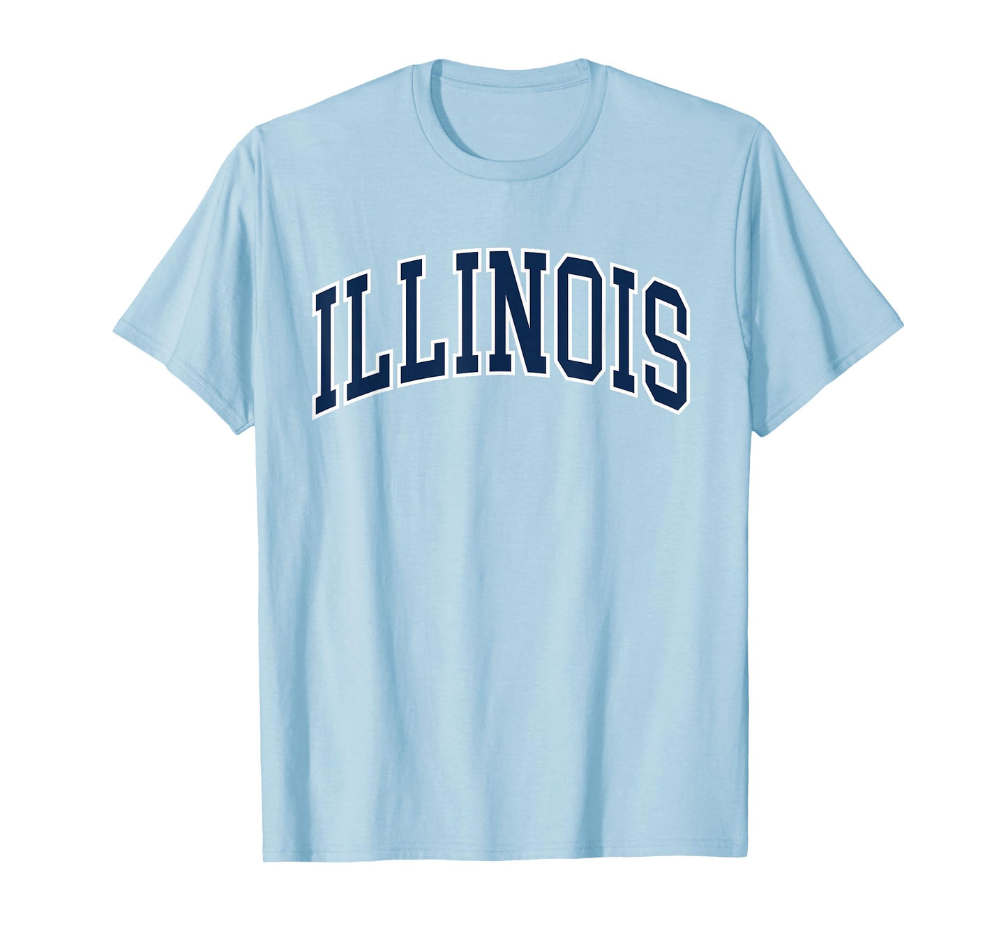Retro Illinois Tee Vintage Illinois Orange Blue Throwback IL T-Shirt