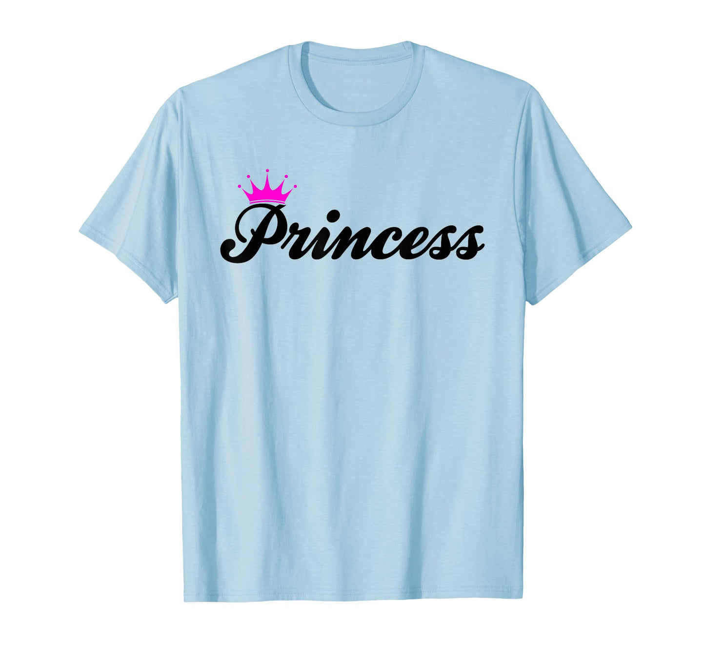 Princess Pink Crown Funny Princess gift matching Family Love T-Shirt