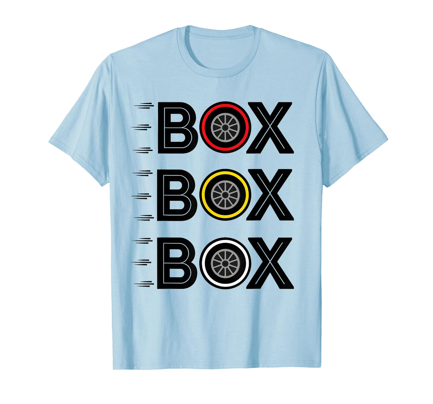 Box Box Box Pit Radio Call Tyre Compound Motorsport Racing T-Shirt
