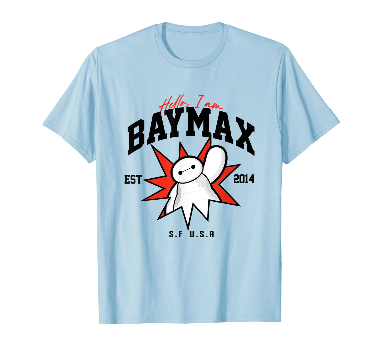 Disney Big Hero 6 Baymax Hello I Am T-Shirt
