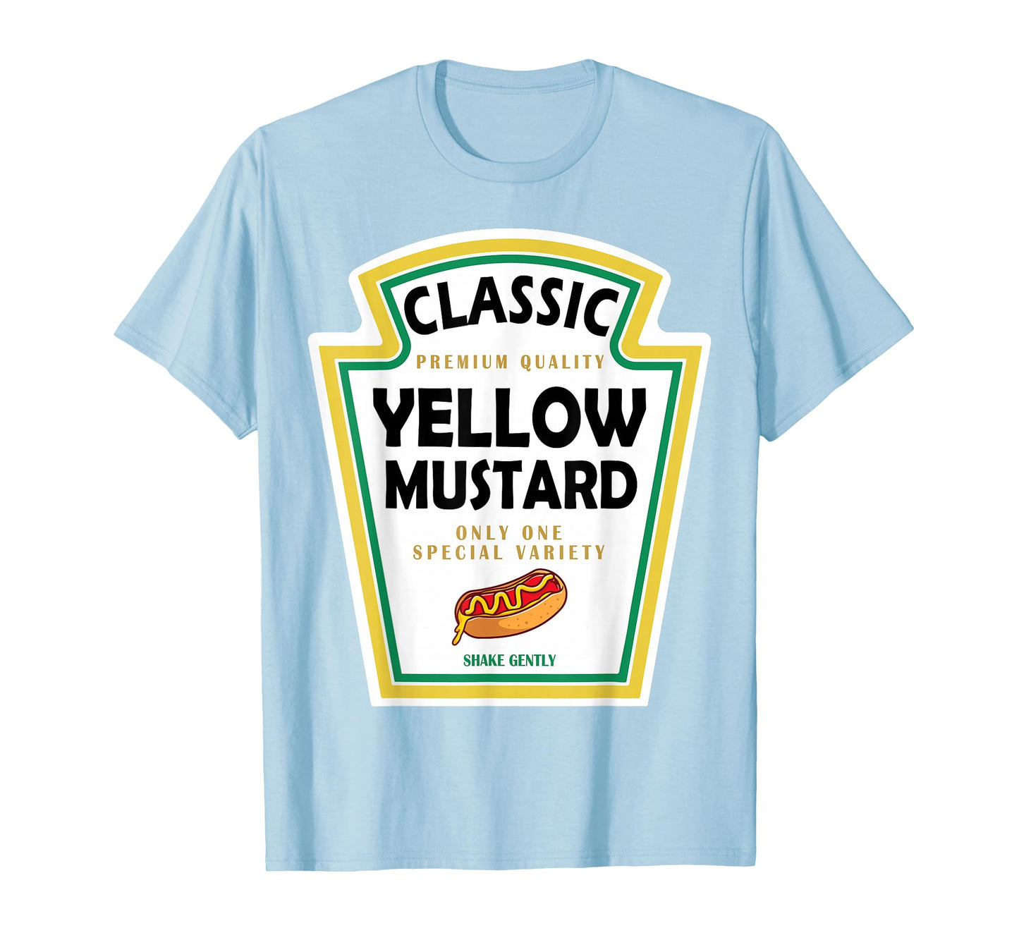 Yellow Mustard DIY Halloween Costume Matching Group Mustard T-Shirt