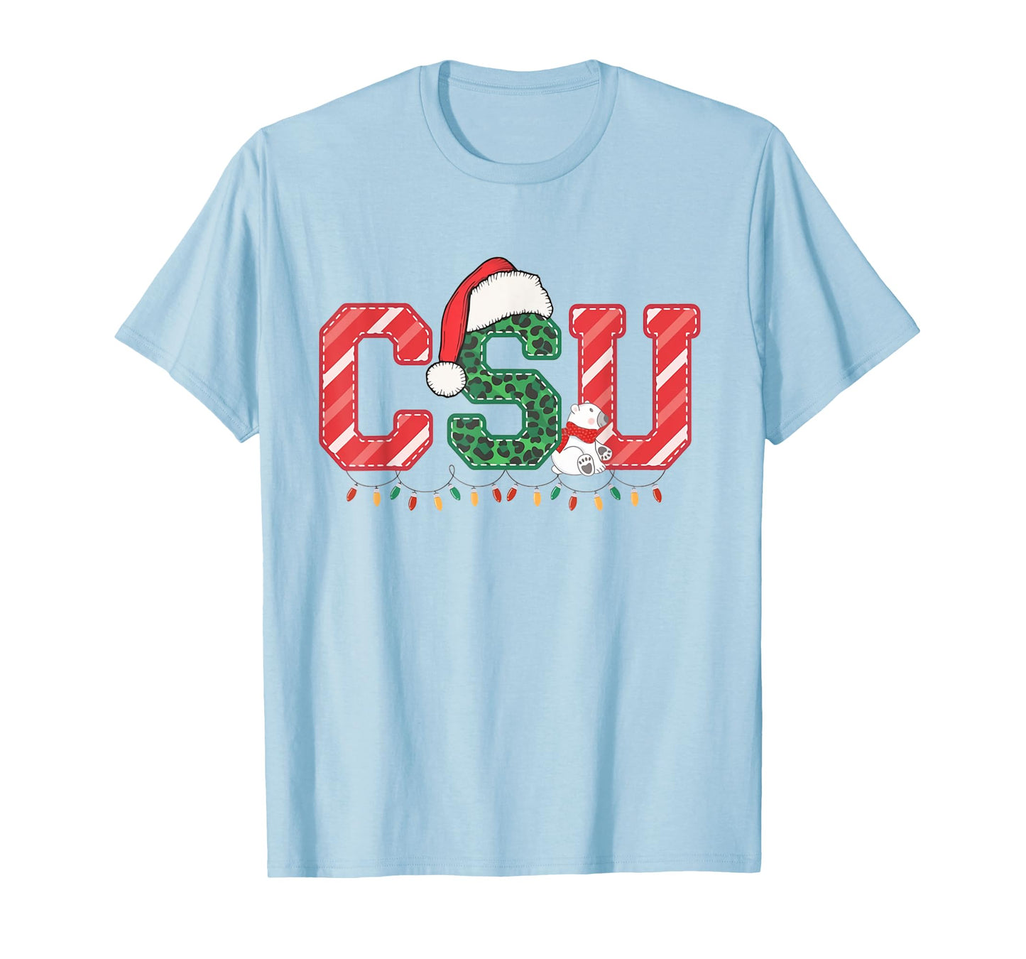 CSU Nurse Christmas Cardiac Service Unit Nurse RN CVICU T-Shirt