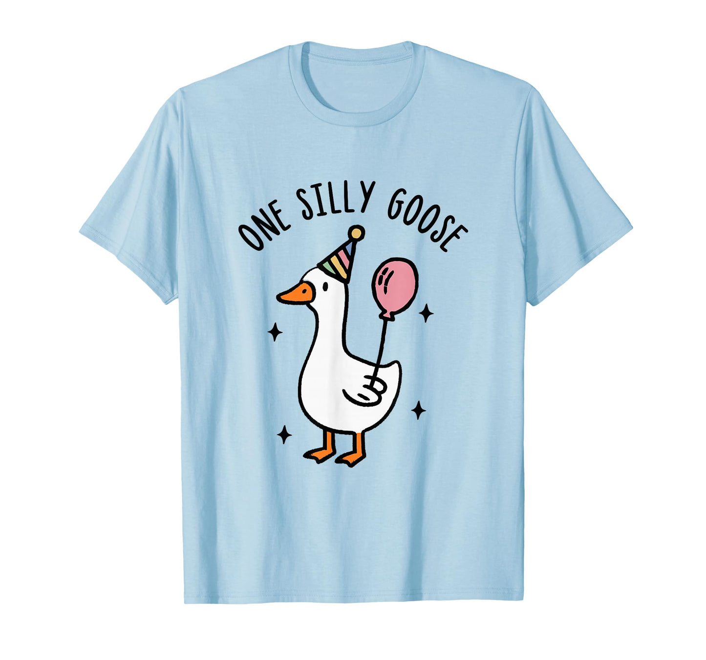 One Silly Goose Funny 1st First Birthday T-Shirt