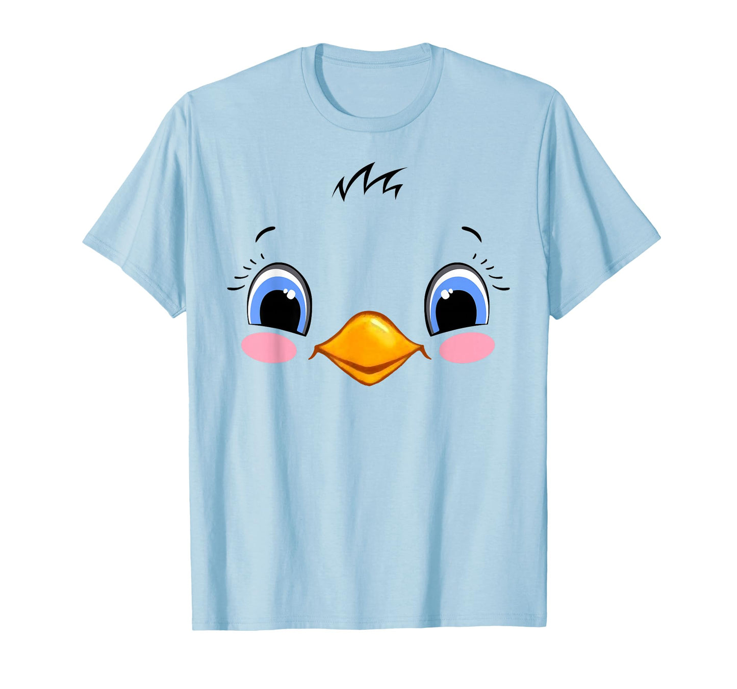 Chicken Costume Cute Rubber Chicken Face Halloween Men Women T-Shirt