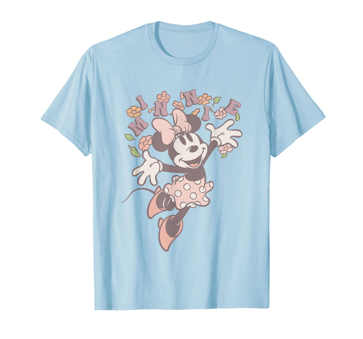 Disney Minnie Mouse Classic Minnie With Flowers T-Shirt