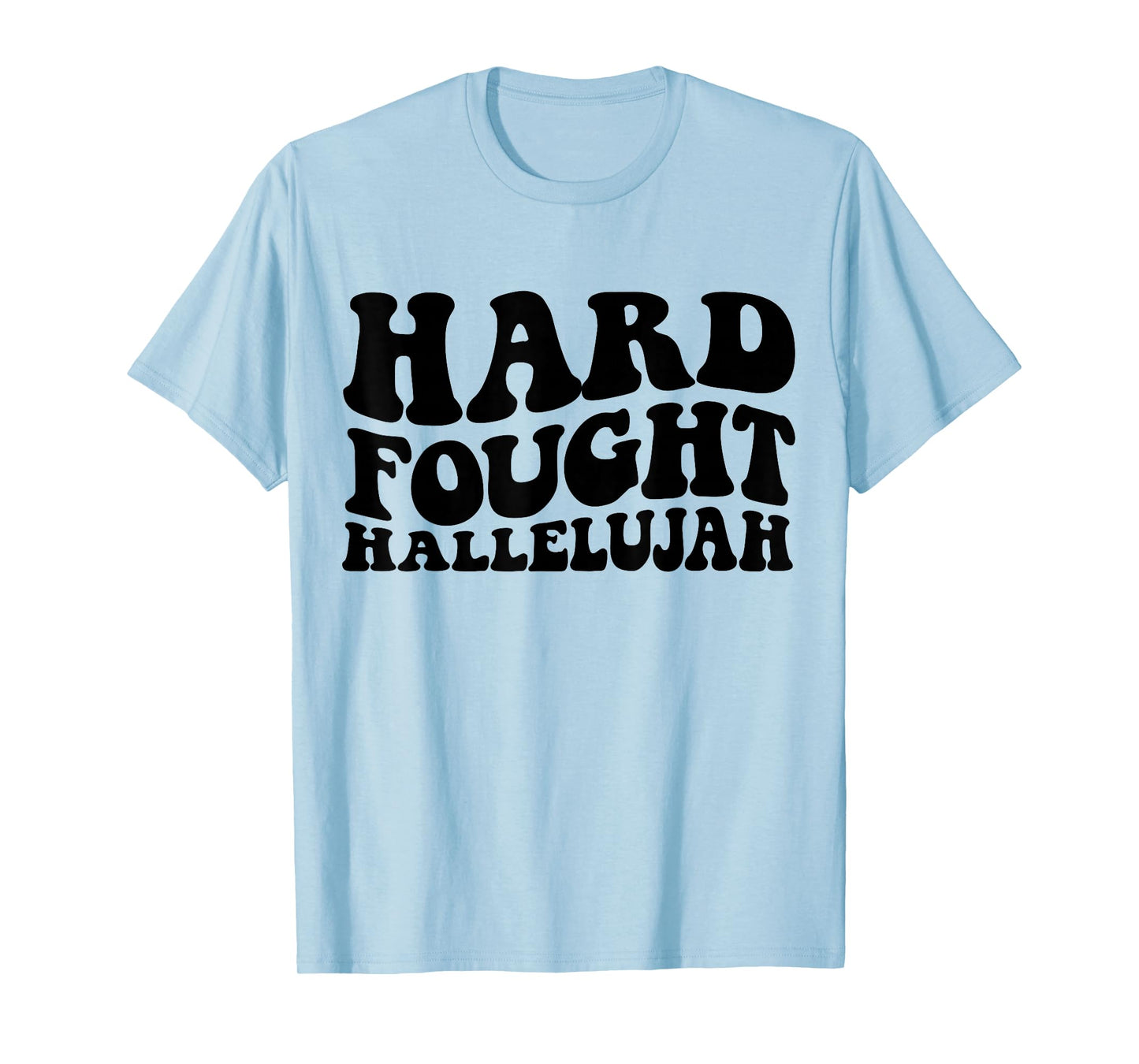 Hard Fought Hallelujah Retro Jesus T-Shirt