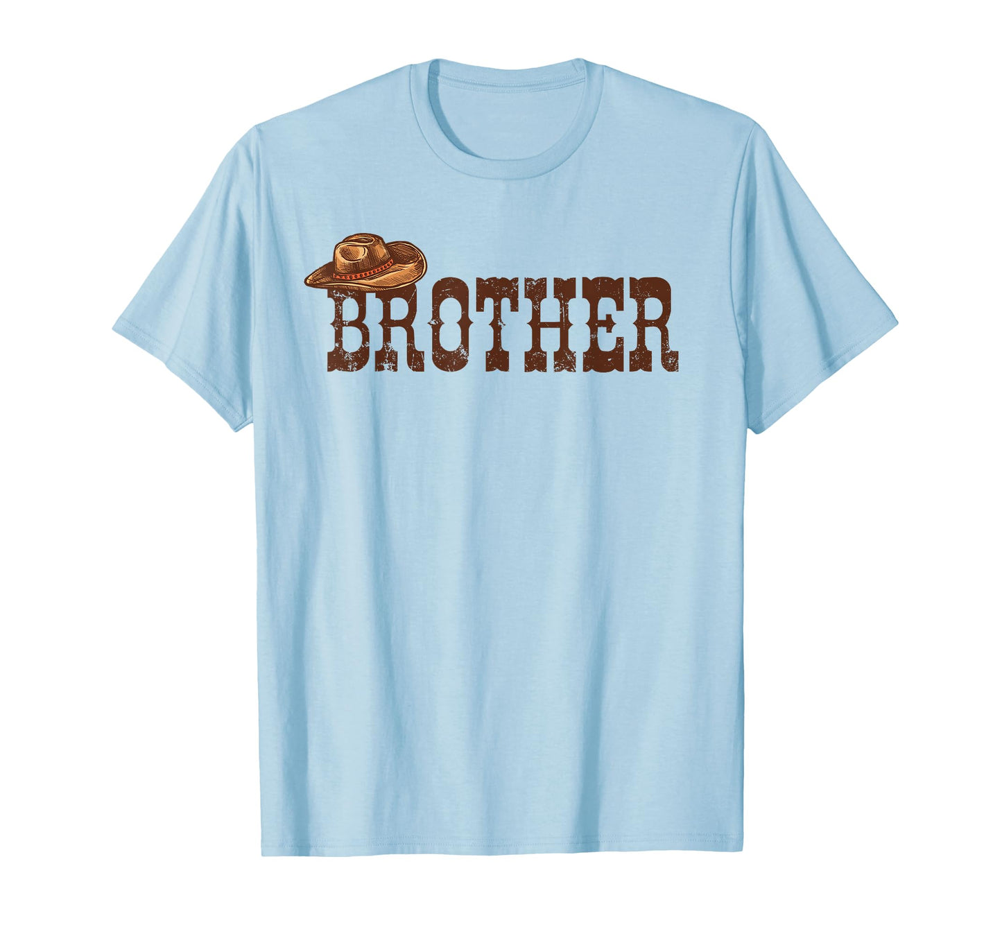 Brother Western Family Matching Birthday Cowboy Cowgirl T-Shirt
