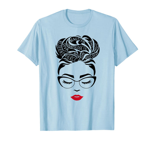 Afro Black Women African Black History Month Melanin Africa T-Shirt