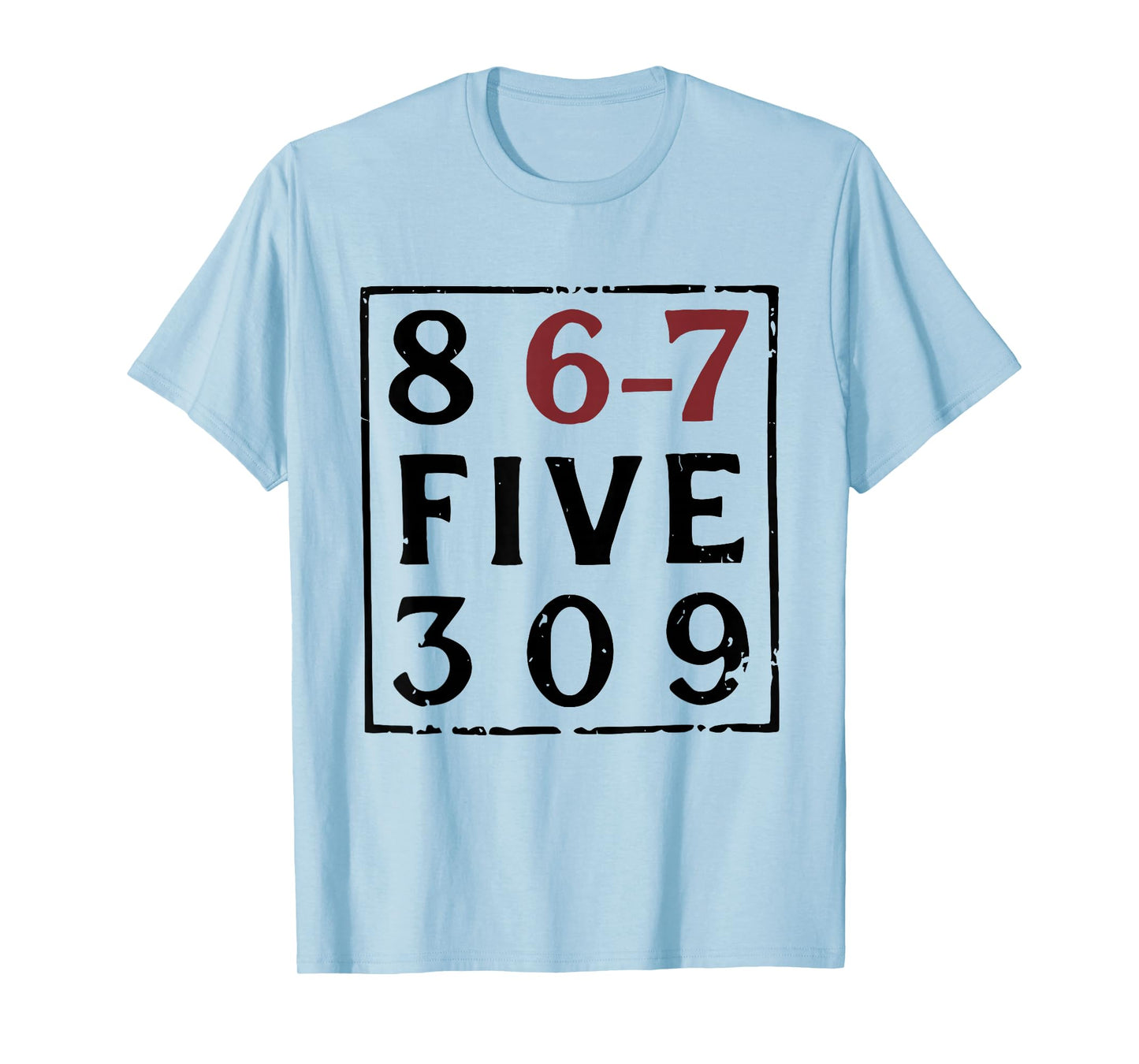 Vintage 80's Music 86-75309 Jenny 8675309 Six Seven 67 Meme T-Shirt