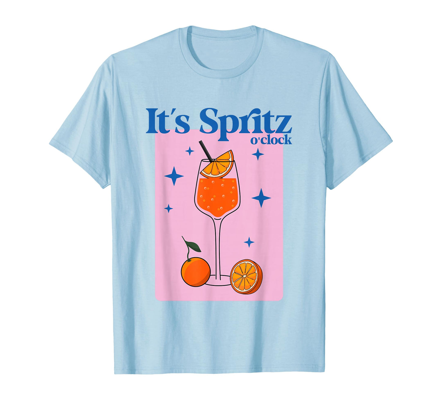 IT'S SPRITZ O CLOCK – HALLHOLES APEROILS - SPRITZ STARS T-Shirt