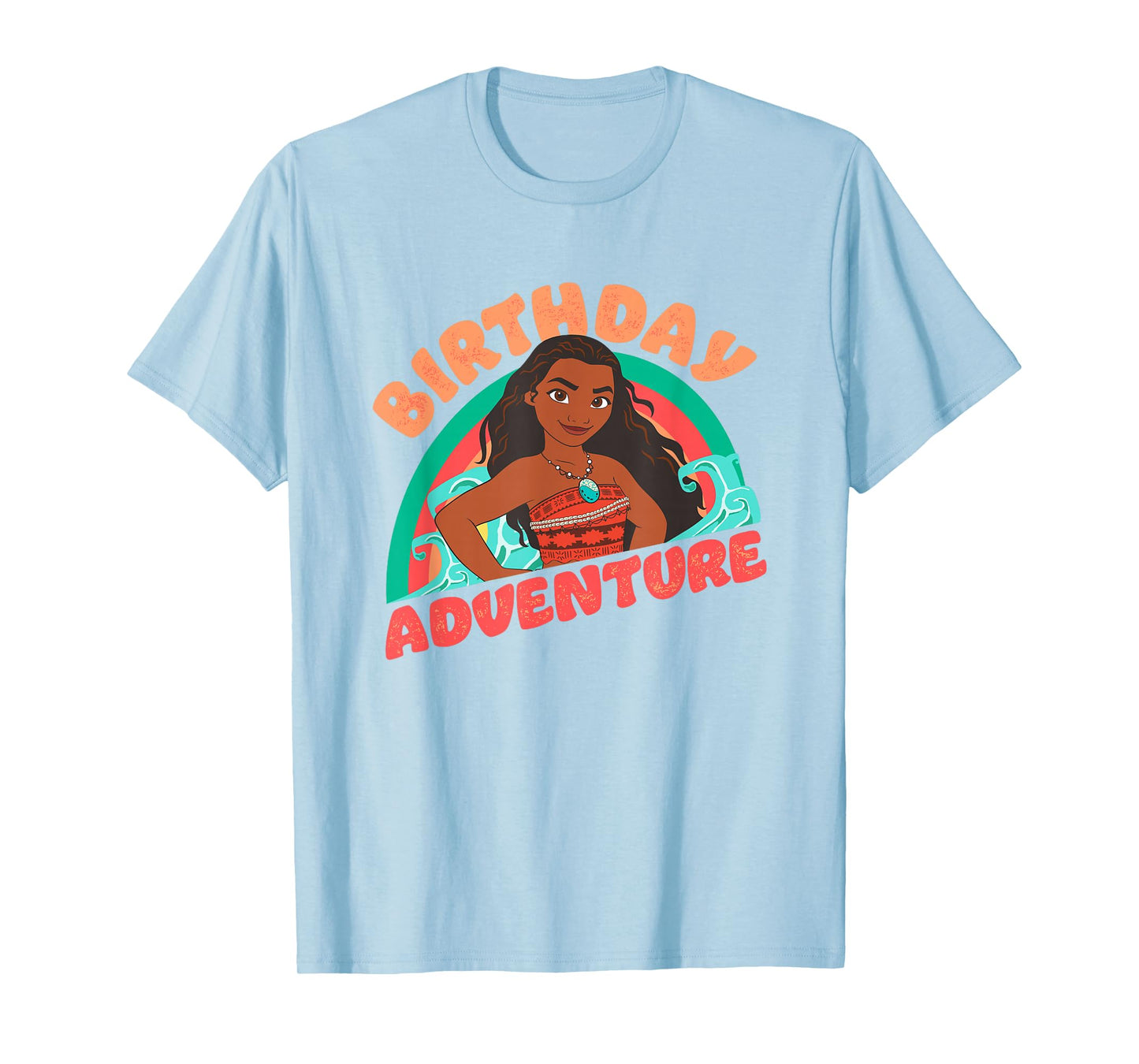 Disney Moana Brave Moana Birthday Adventure Big Chest Logo T-Shirt