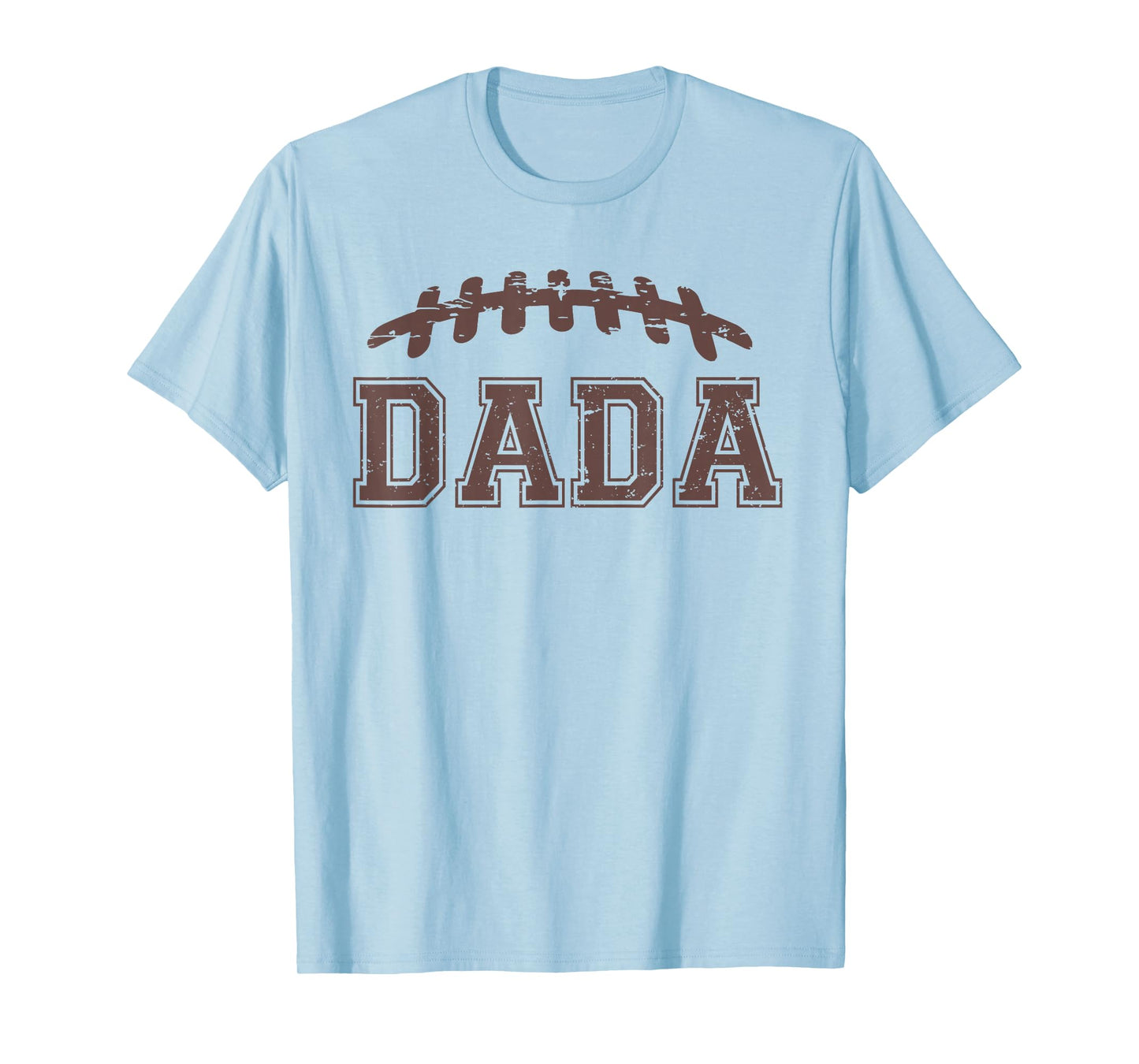 Dada of The 1 Year Old Football 1st Year Down Birthday Boy T-Shirt