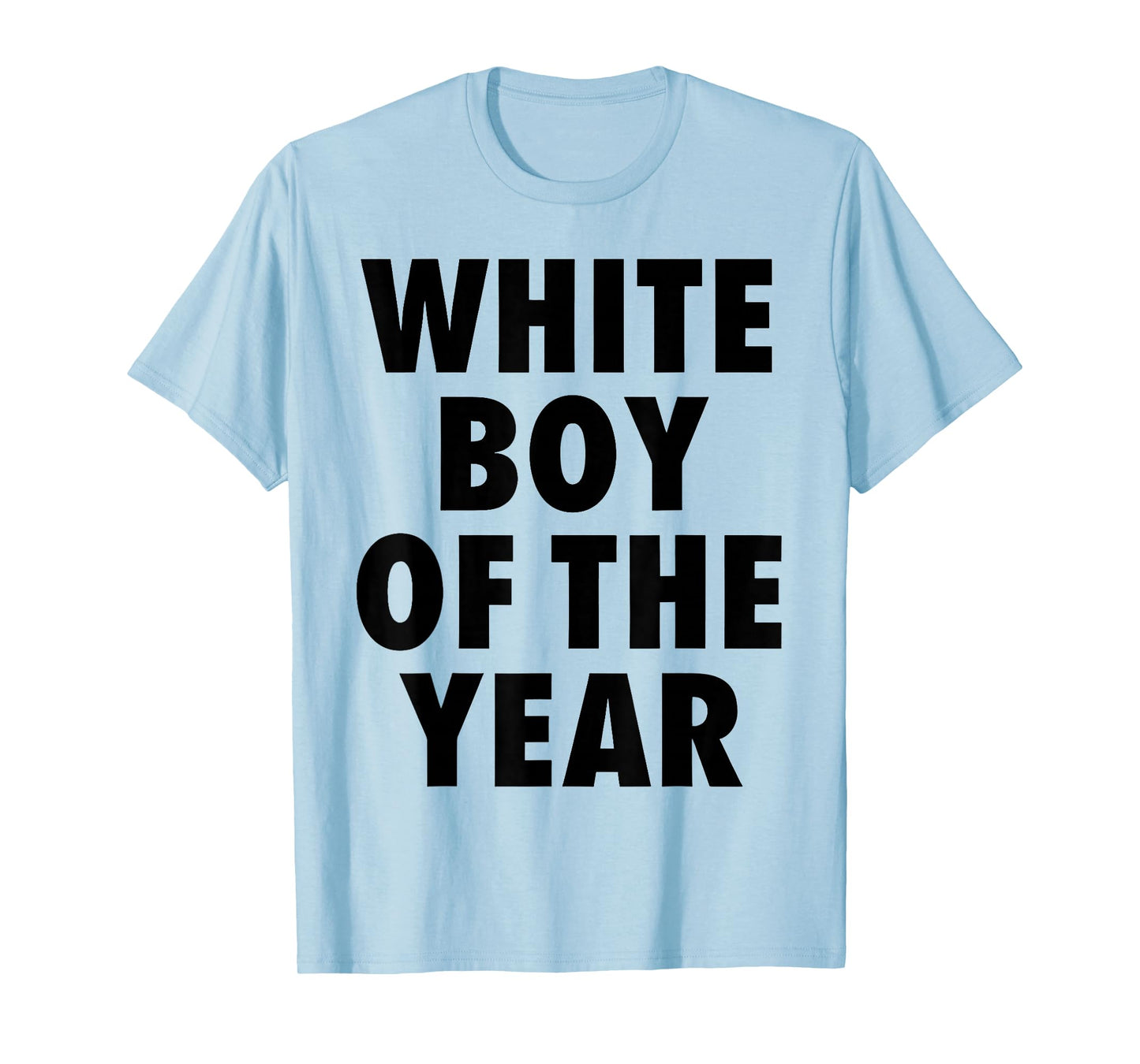 White Boy of The Year for Men Boys Kids Funny Graphic T-Shirt