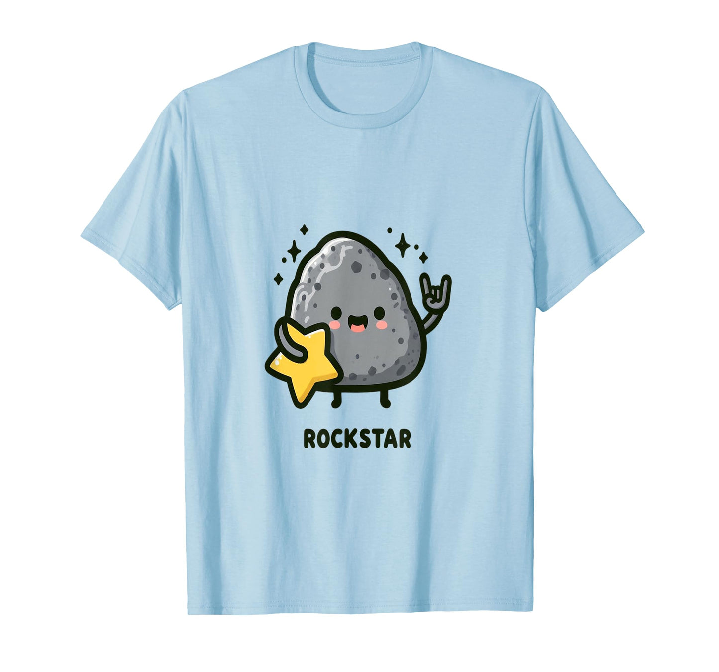 Rock Star Funny Word Games Cute Wordplay Graphic Lover T-Shirt