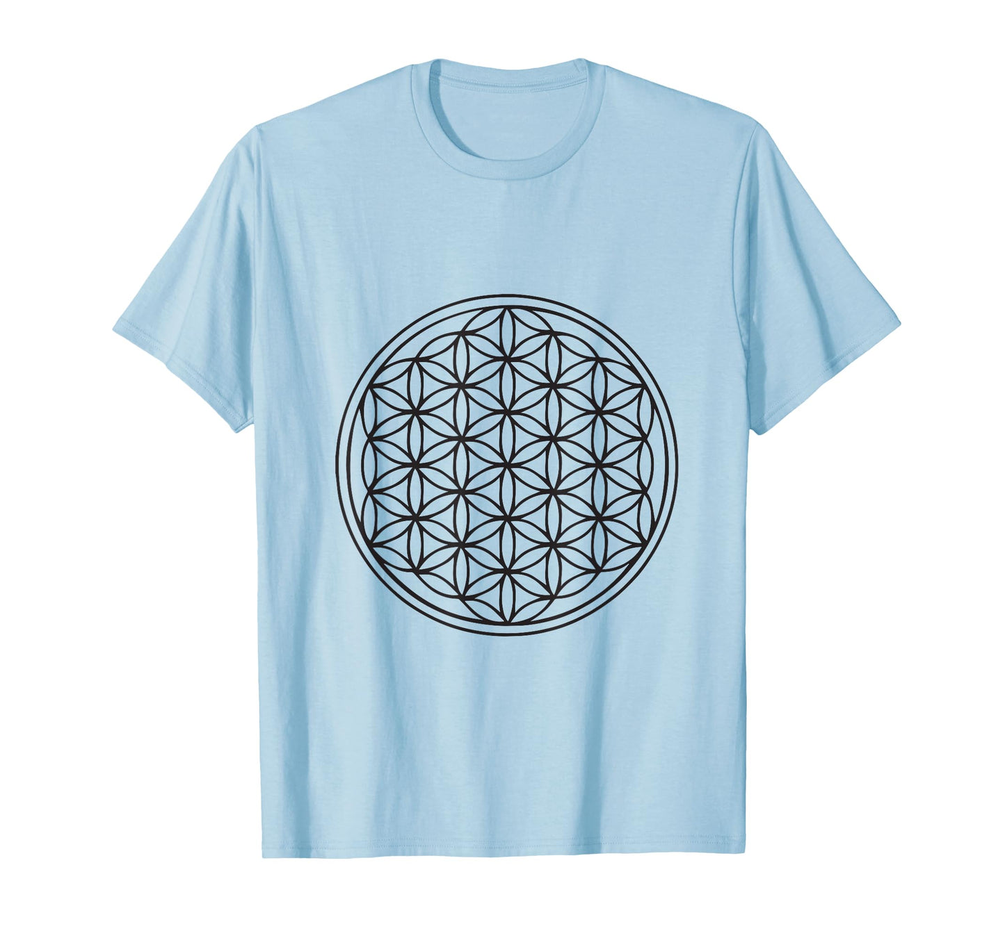 Classic Flower of Life T-Shirt Sacred Geometry Yoga New Age T-Shirt