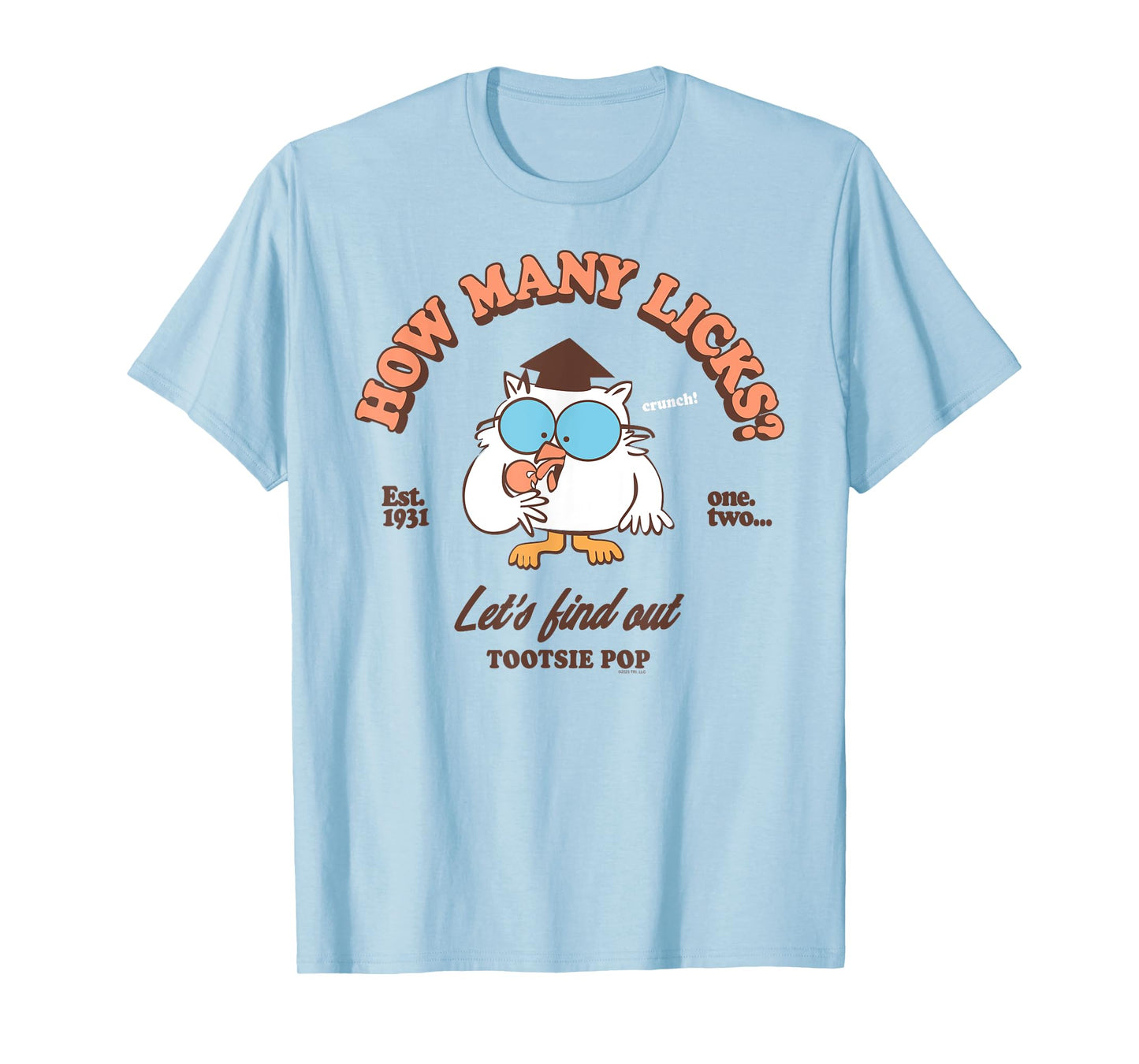 Tootsie Pops Let's Find Out Mr. Owl Sucker Candy T-Shirt