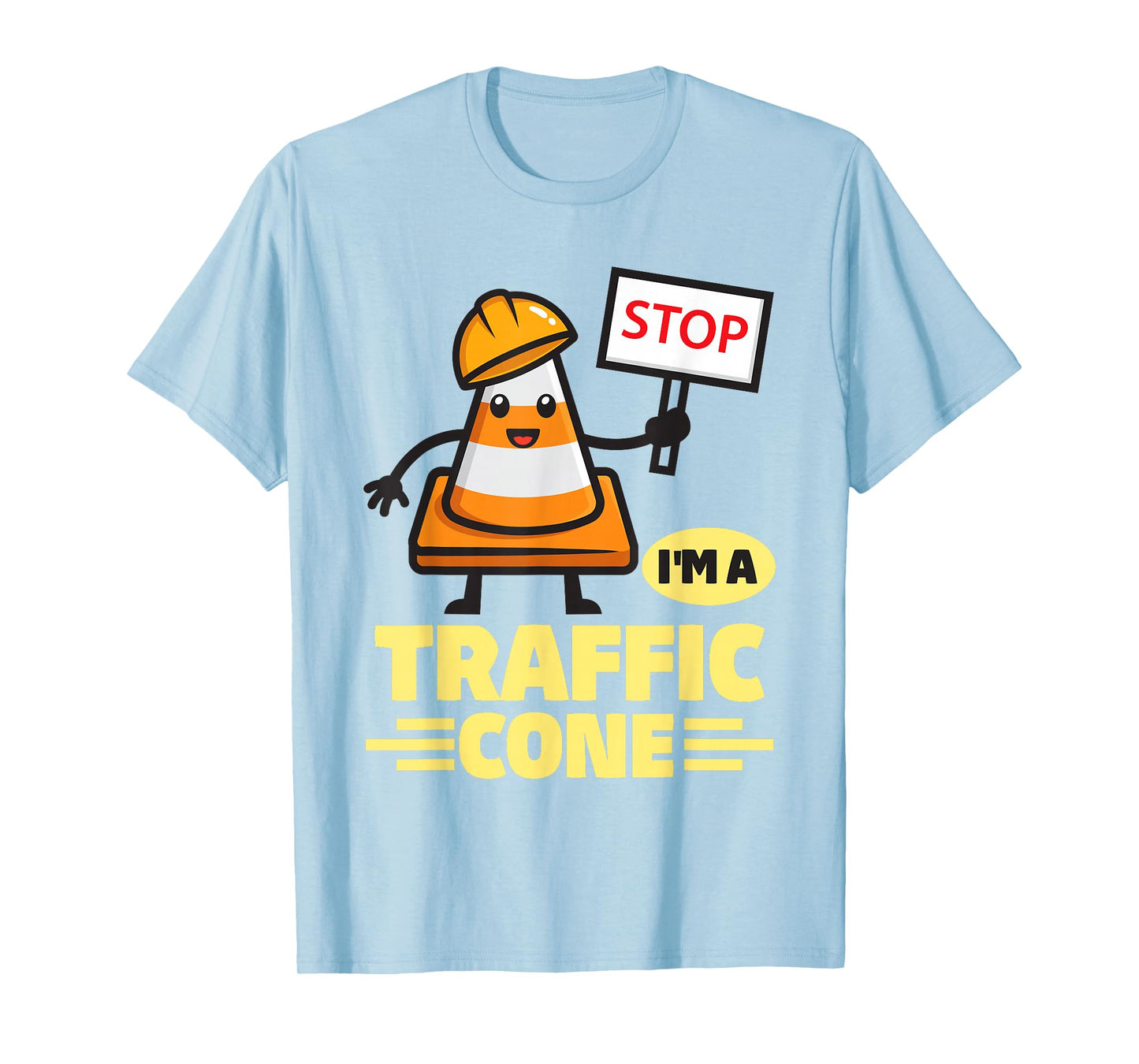 I'm A Traffic Cone Halloween Costume T-Shirt