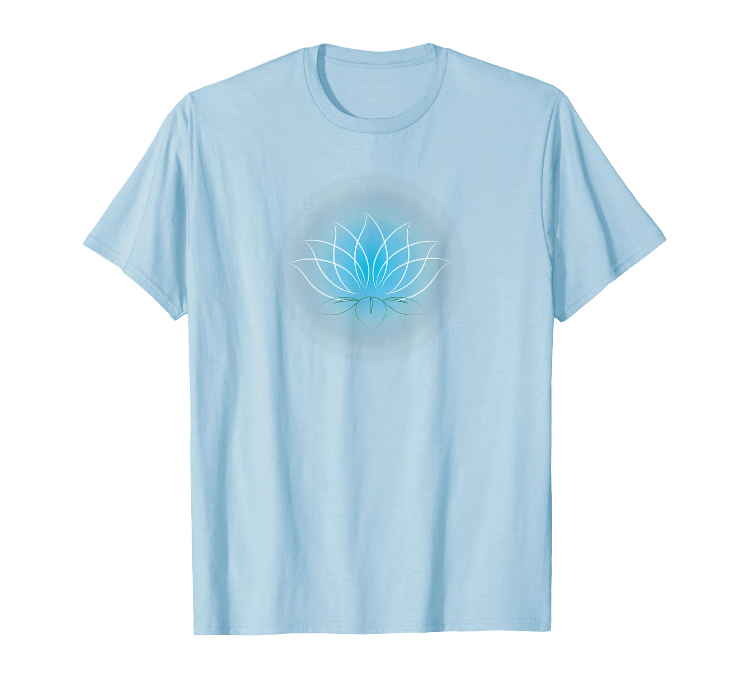 Lotus Flower Sky Blue T-shirt