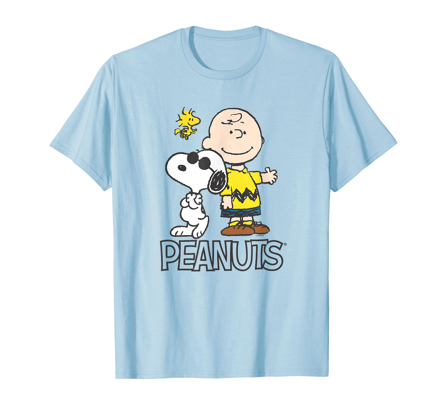 Peanuts - Charlie, Snoopy, Woodstock T-Shirt