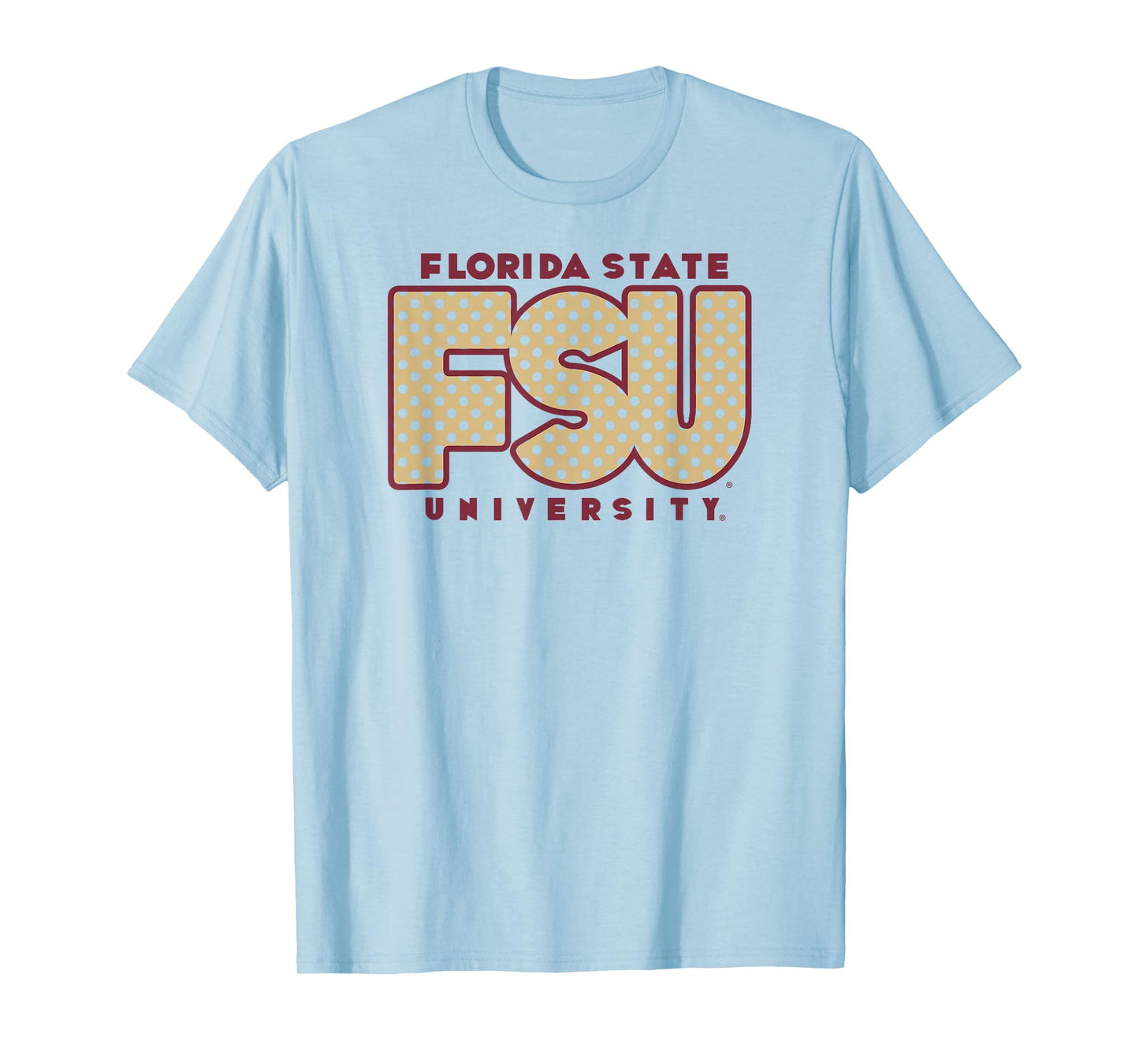 Florida State Seminoles Polka Dots White Officially Licensed T-Shirt