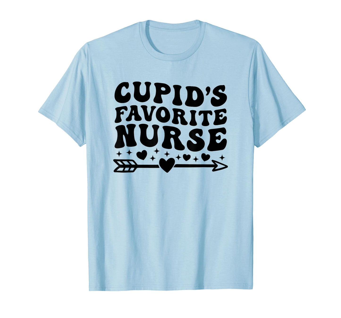 Cupid's Favorite Nurse Valentine's Day Trendy Cute Nursing T-Shirt