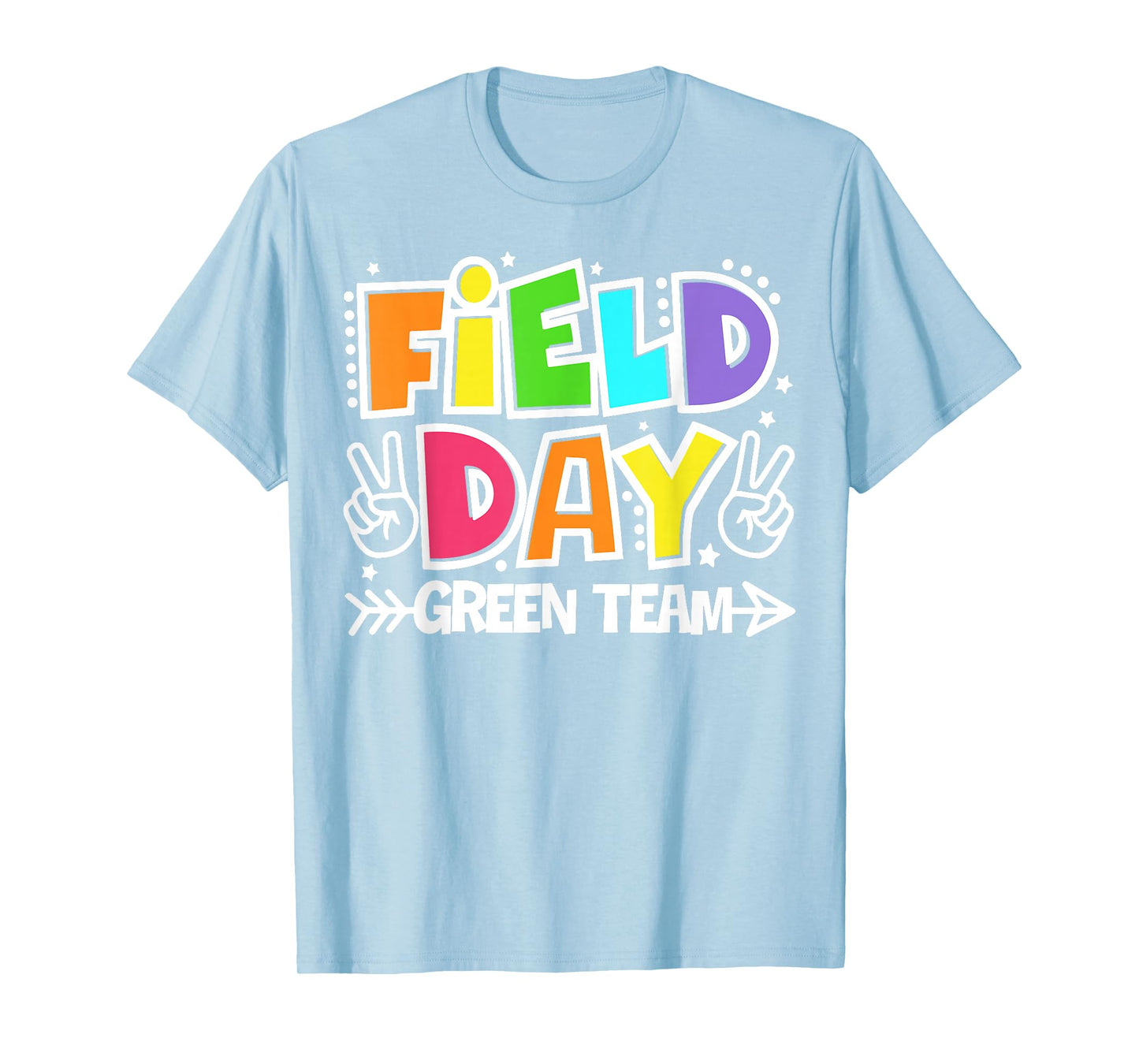 Field Day Green Team Funny For Teacher Kids Field Day Games T-Shirt
