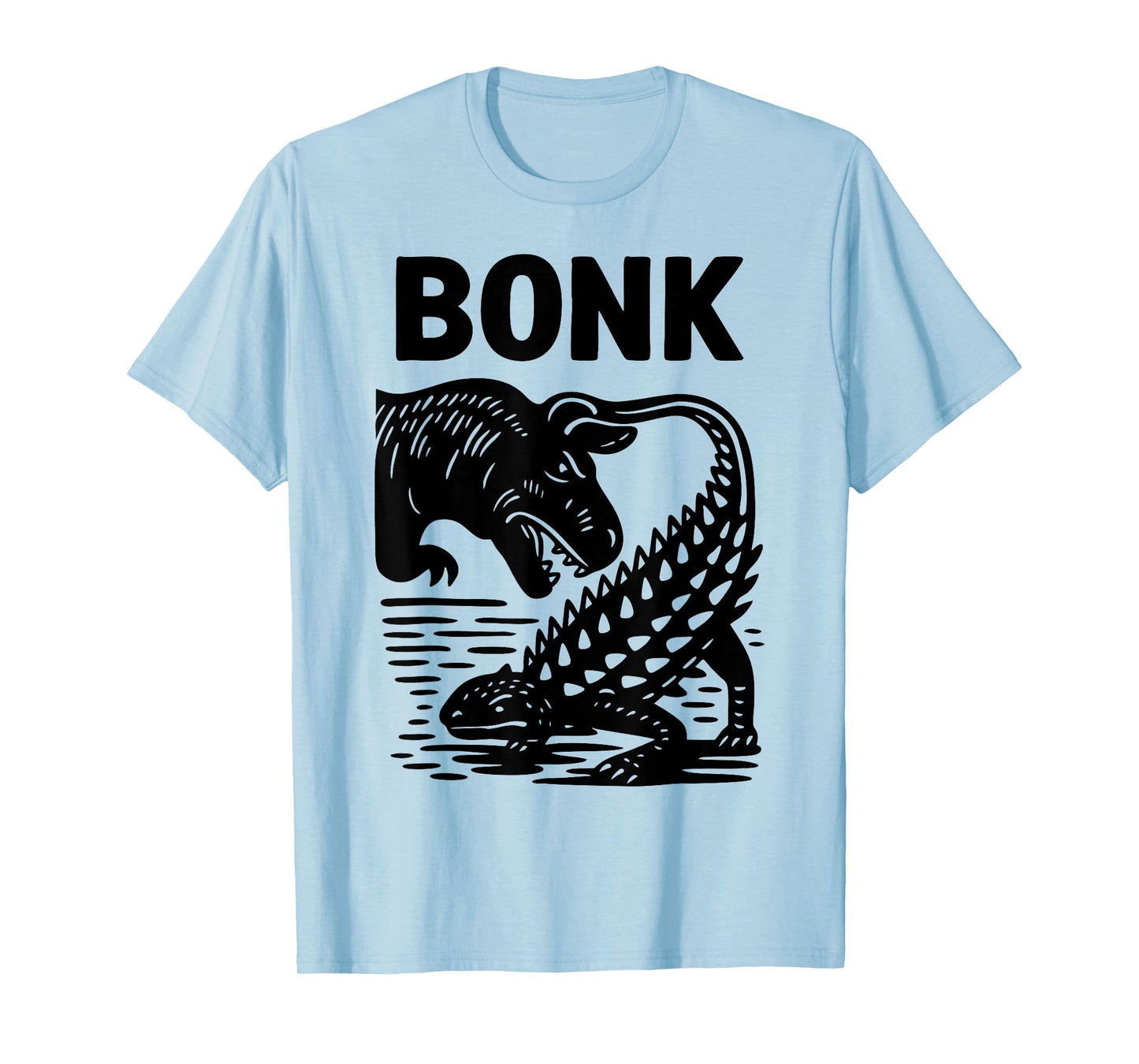 Funny Bonk Dinosaur Gift Prehistoric Humor Ankylosaurus Dino T-Shirt