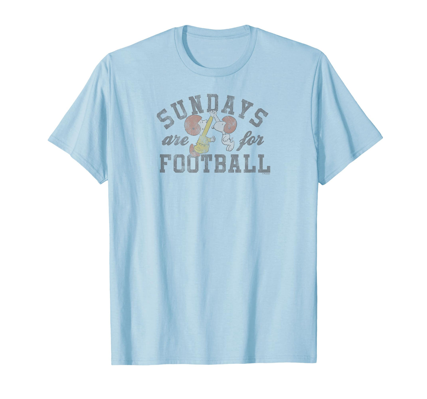 Snoopy and Charlie Brown Sundays are for Football T-Shirt