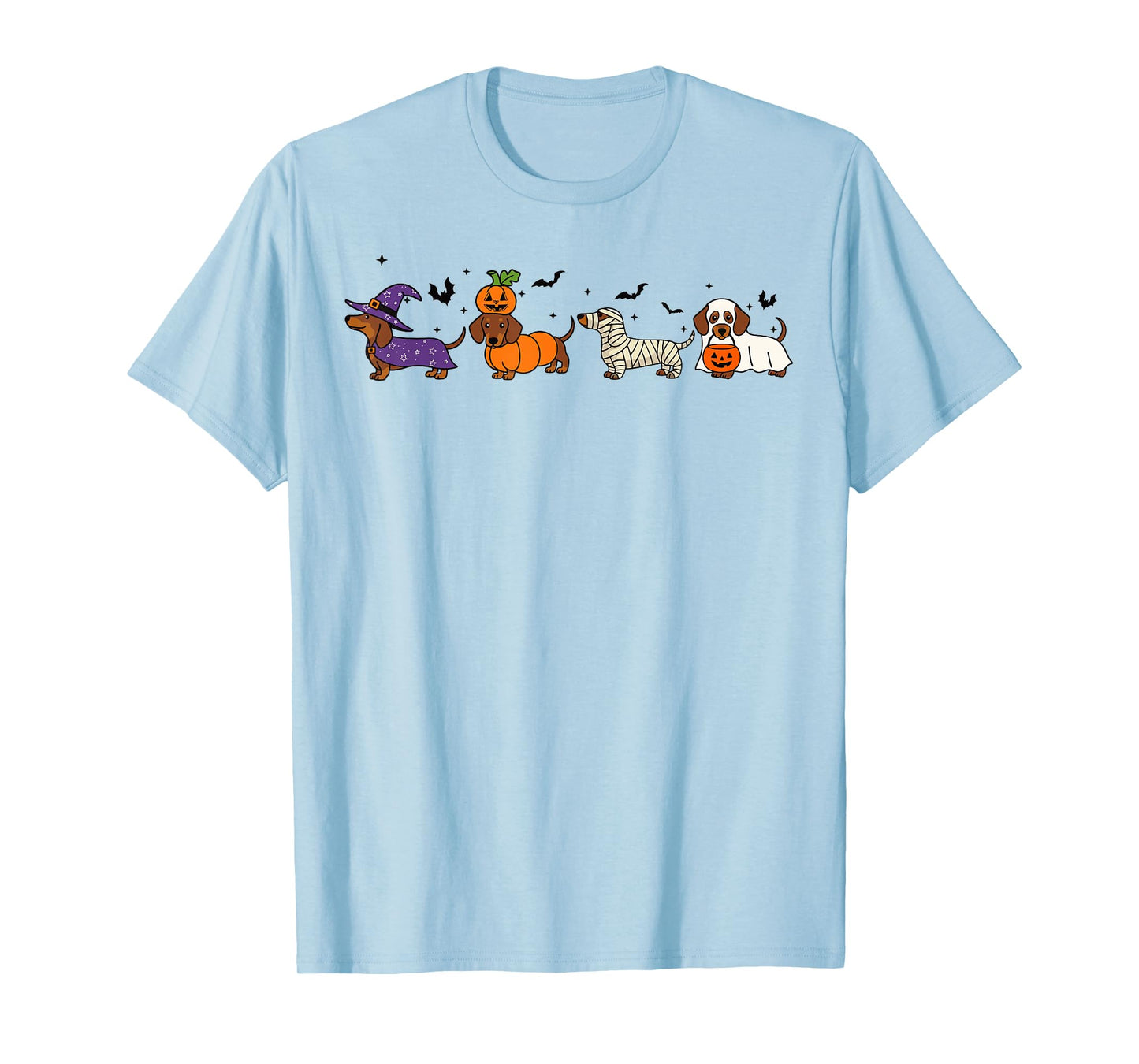 Dachshund Halloween Funny Ghost Dog Mom Wiener Halloweenie T-Shirt