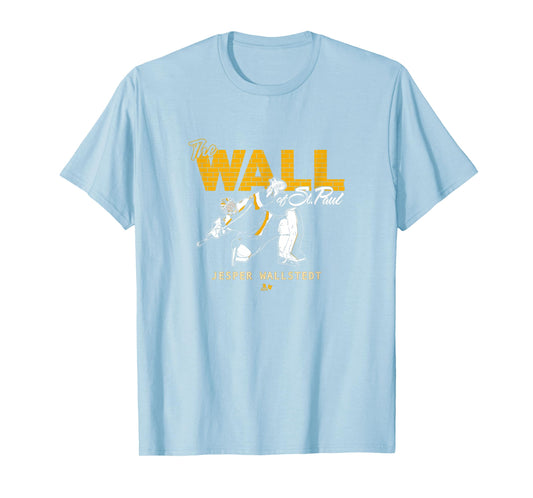 Jesper Wallstedt - The Wall of St. Paul - Minnesota Hockey T-Shirt