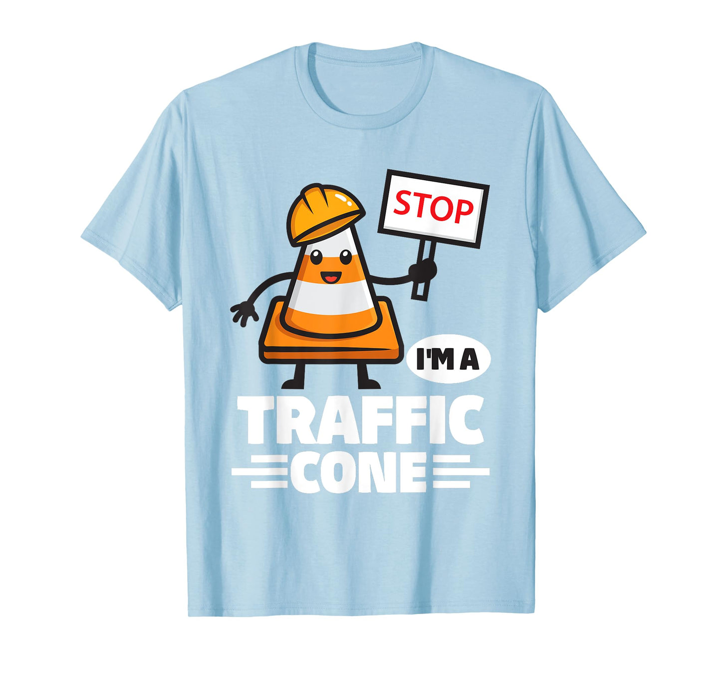 Halloween Traffic Cone Costume I'm A Traffic Cone T-Shirt