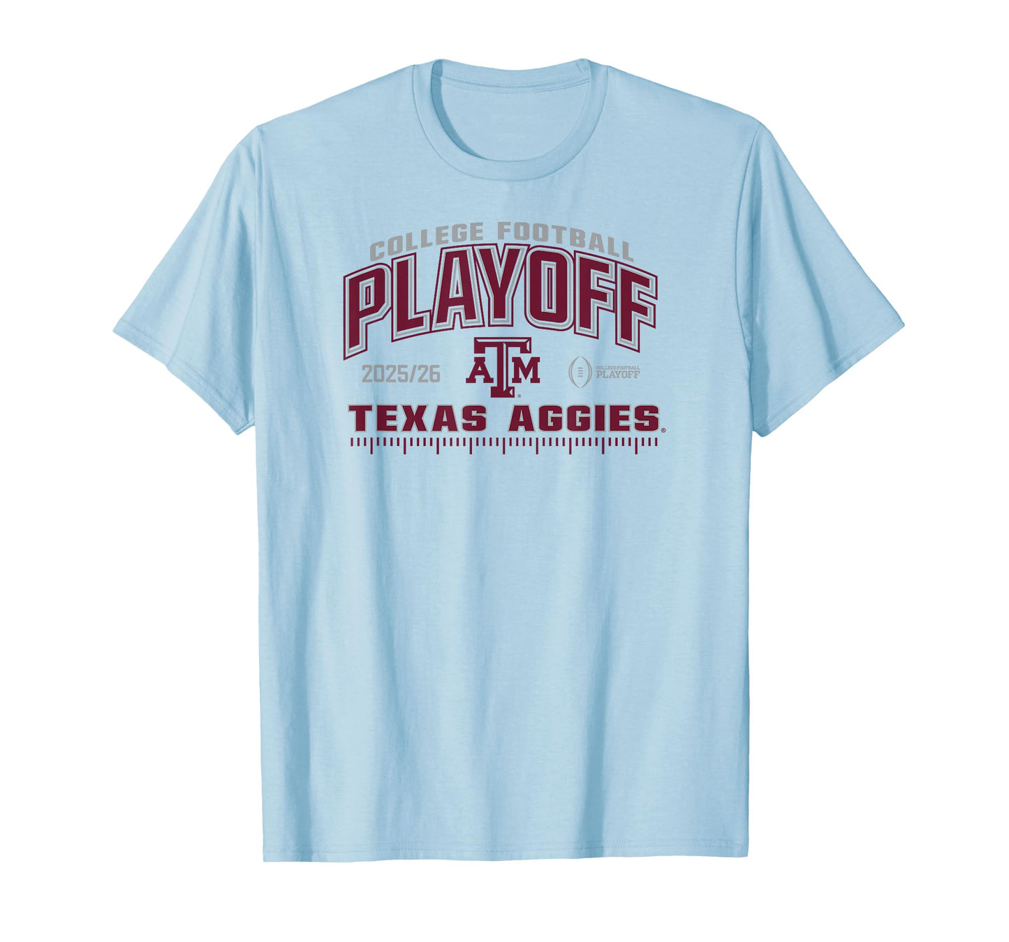 Texas A&M Aggies College Football Playoff CFP 2025-26 White T-Shirt