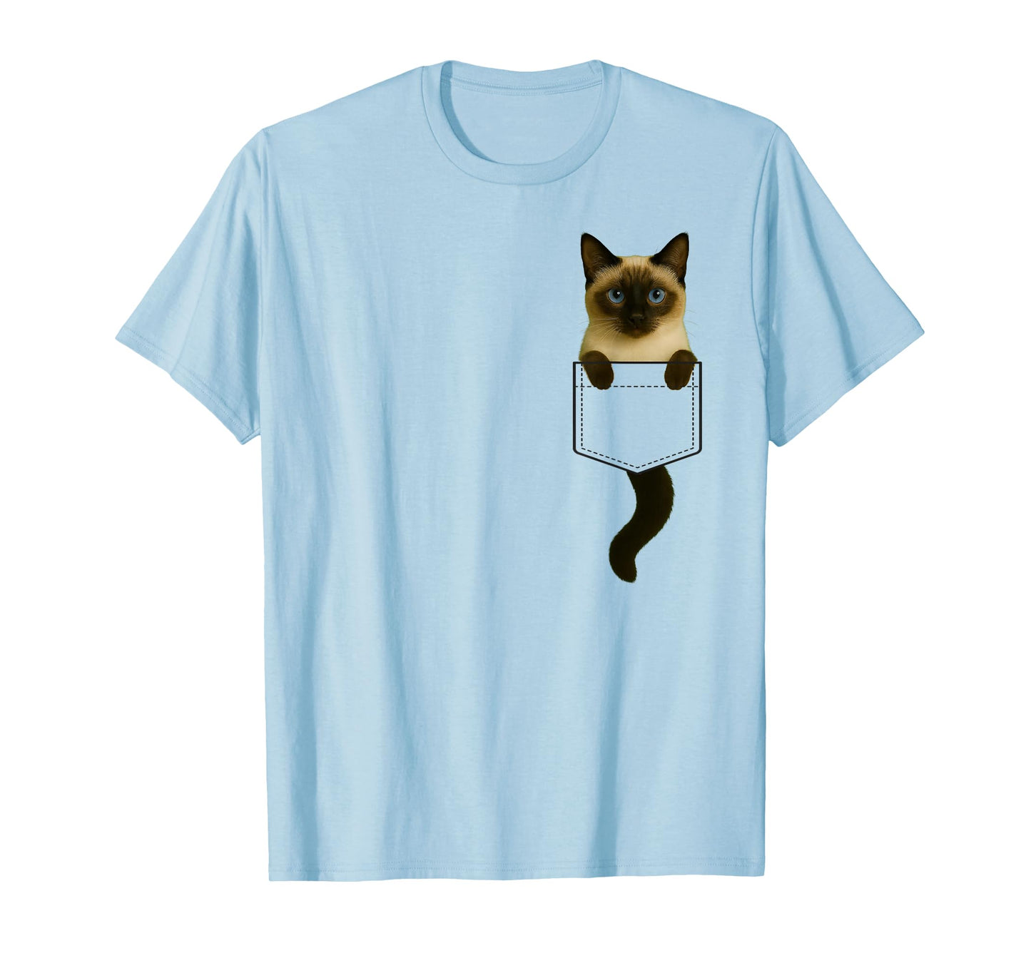 Funny Siamese Cat Feline Kitty Lover for Women Men Adults T-Shirt
