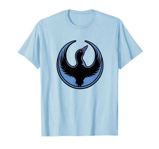 Rebel Loon Bird Crest Symbol Dark Emblem T-Shirt
