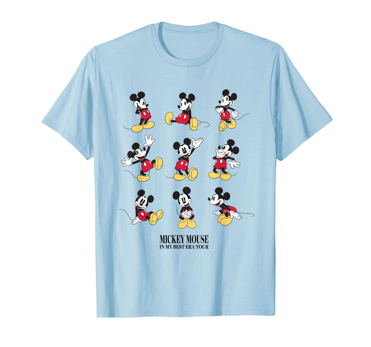 Disney Mickey Mouse and Friends Classic Grid Poses T-Shirt
