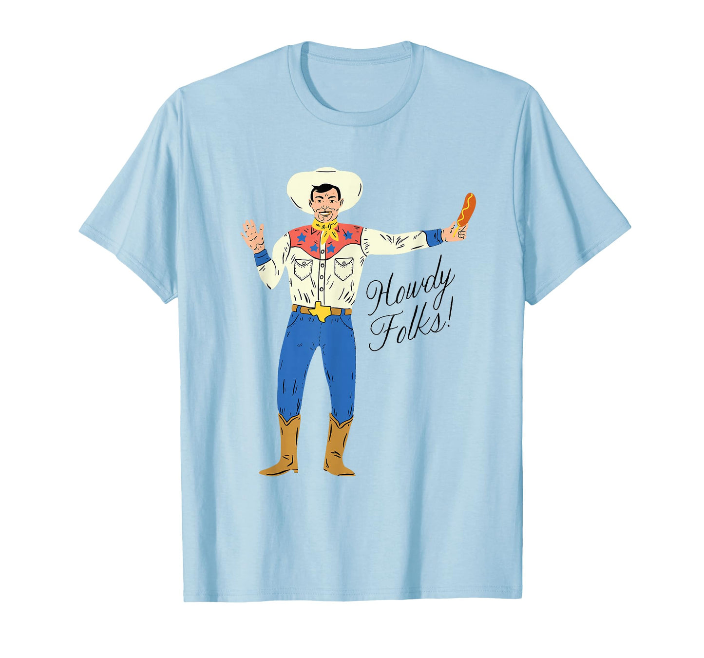 Howdy Folks Big Tex, State Fair of Texas Outfit T-Shirt
