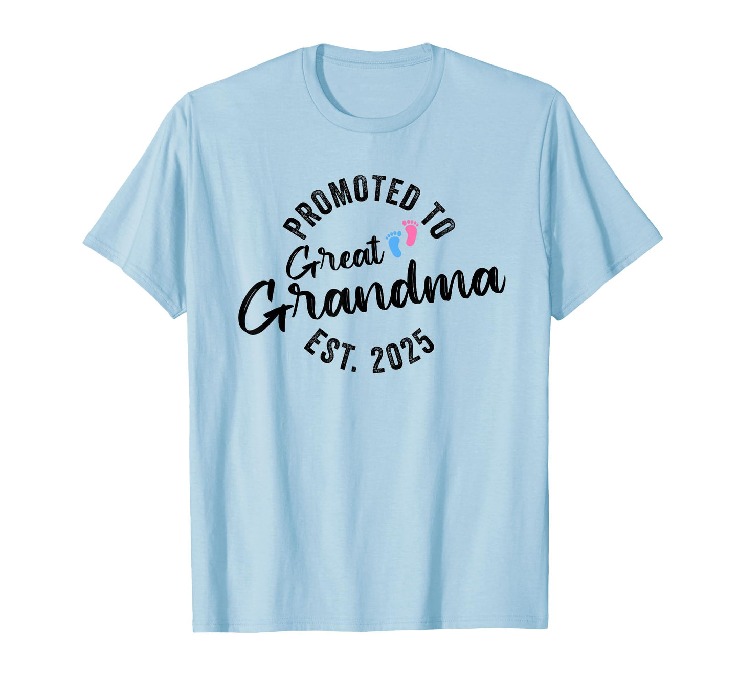 Promoted To Great Grandma 2025 T-Shirt