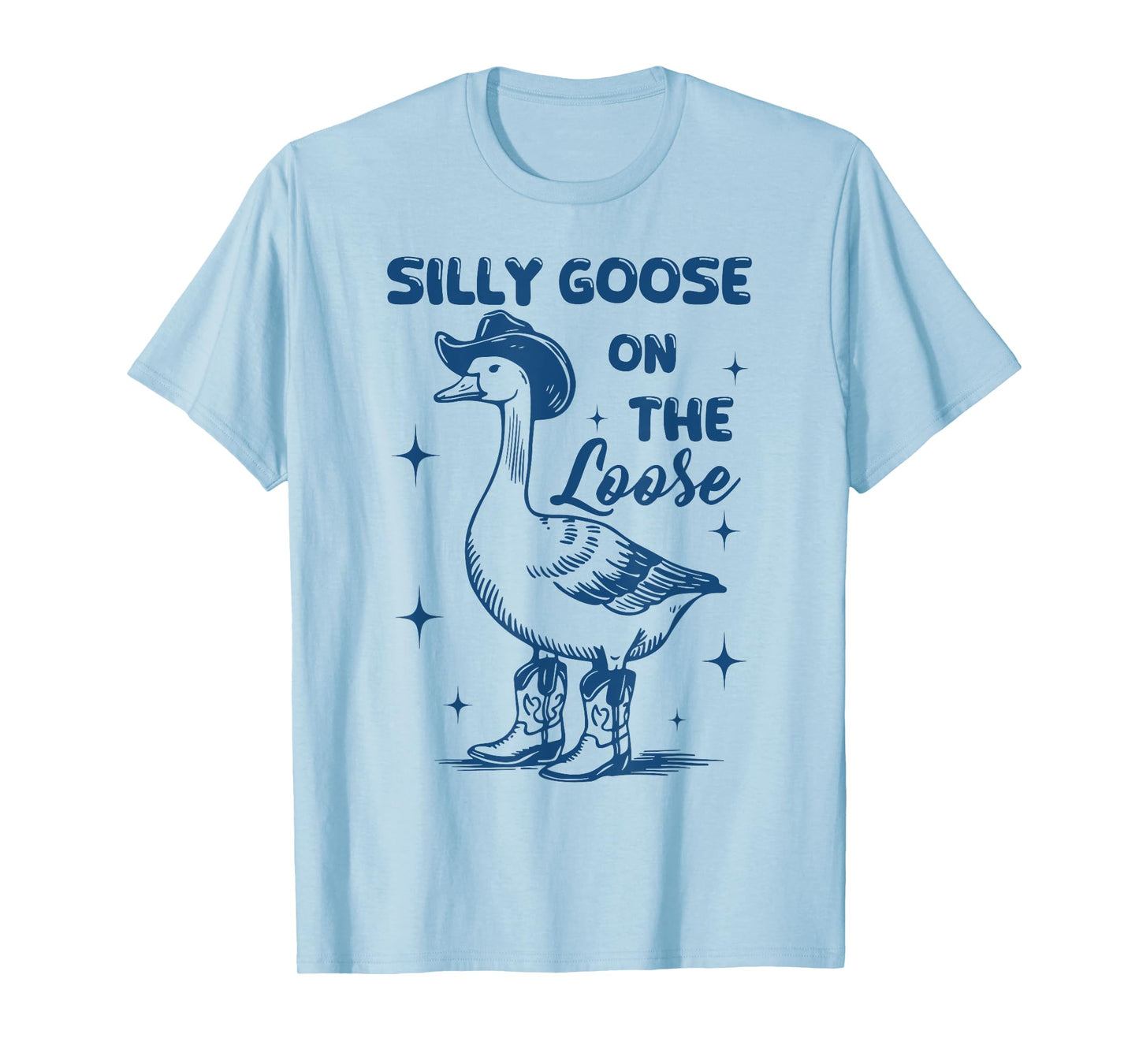 Funny Retro Vintage Meme Silly Goose On The Loose T-Shirt