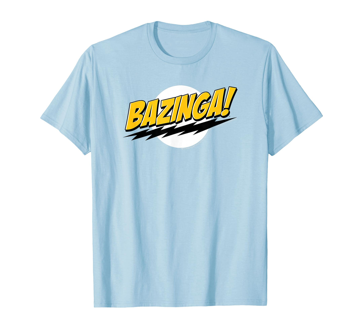 The Big Bang Theory Bazinga! Classic Logo Funny TV Show T-Shirt