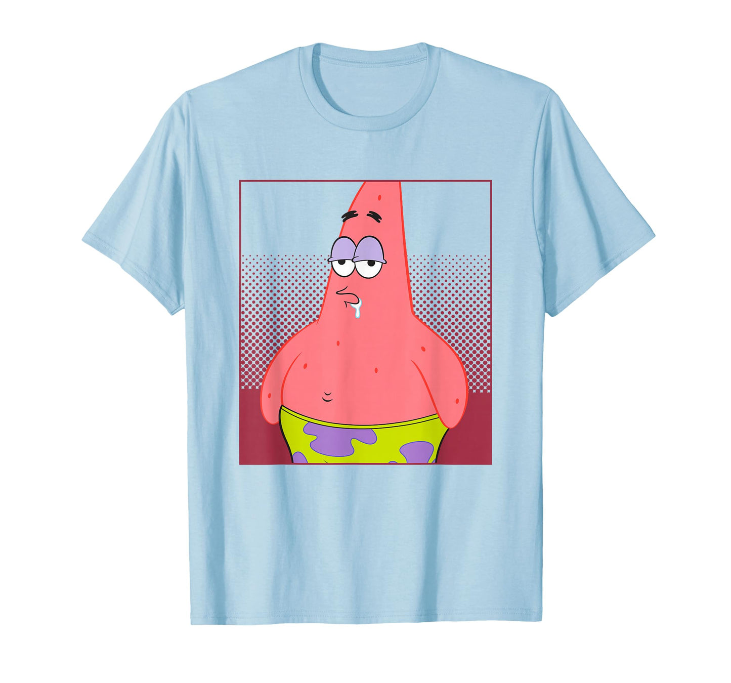 SpongeBob SquarePants Drooling Patrick Star Portrait T-Shirt