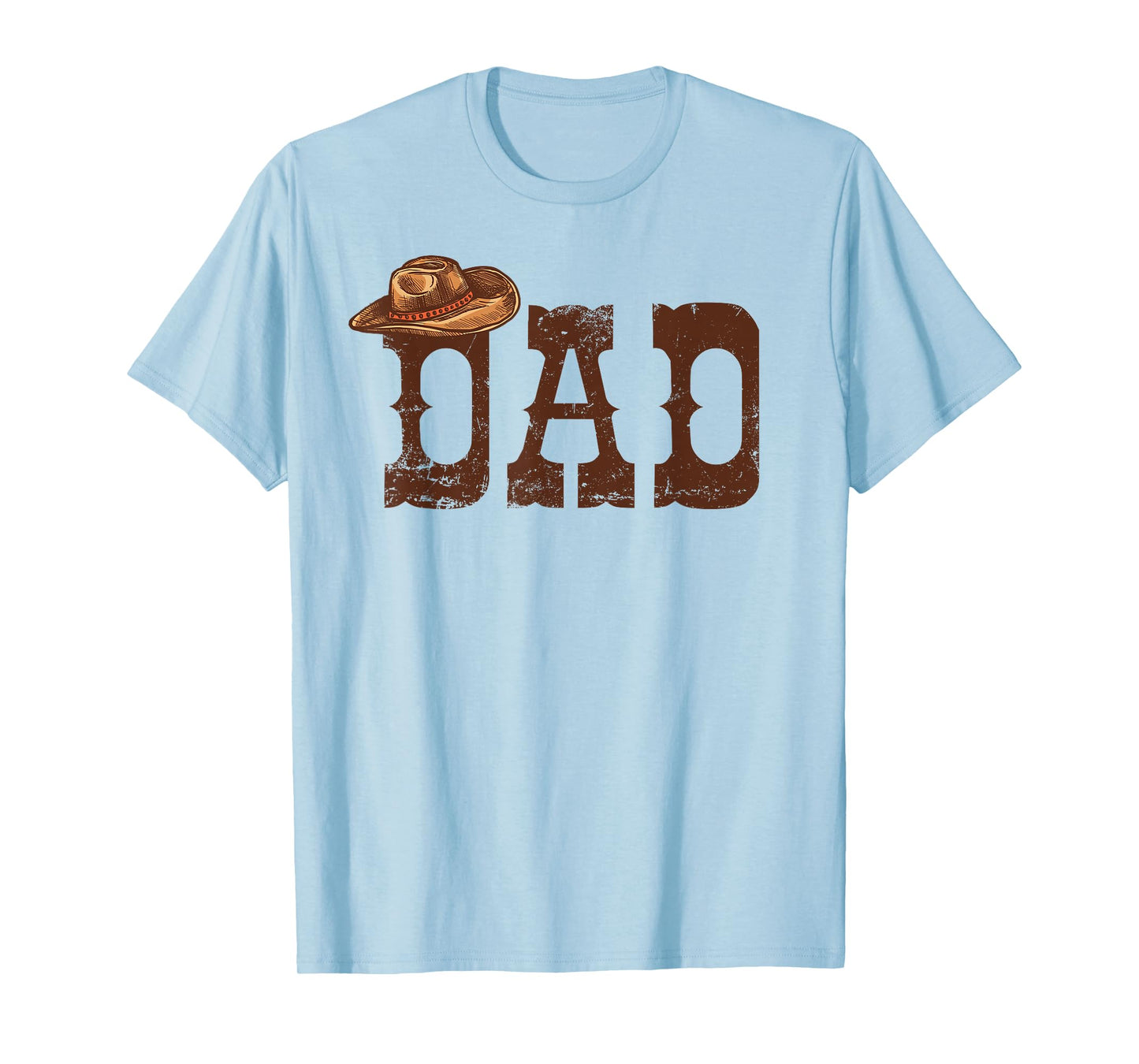 Dad Western Family Matching Birthday Cowboy Cowgirl T-Shirt